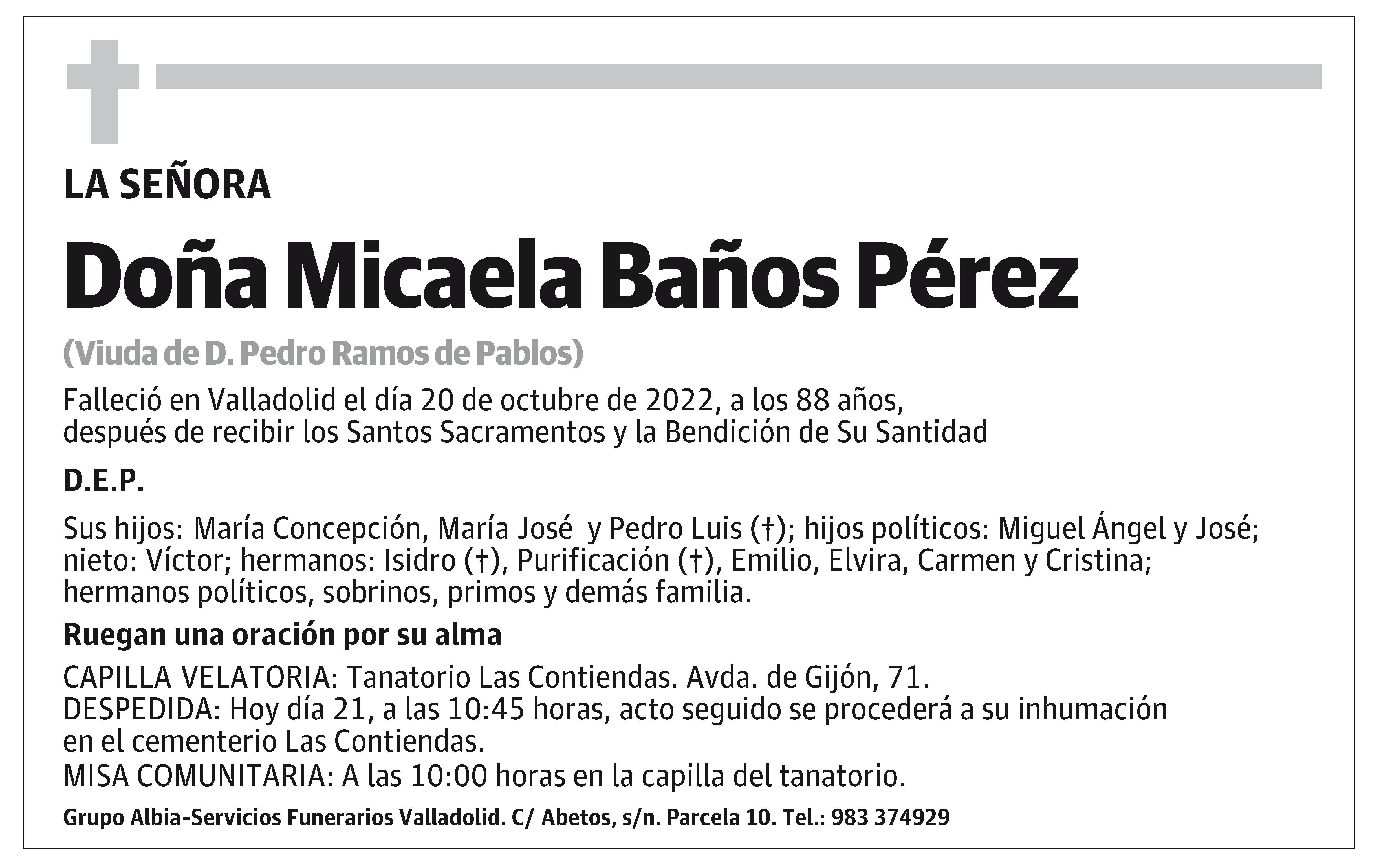 Micaela Baños Pérez