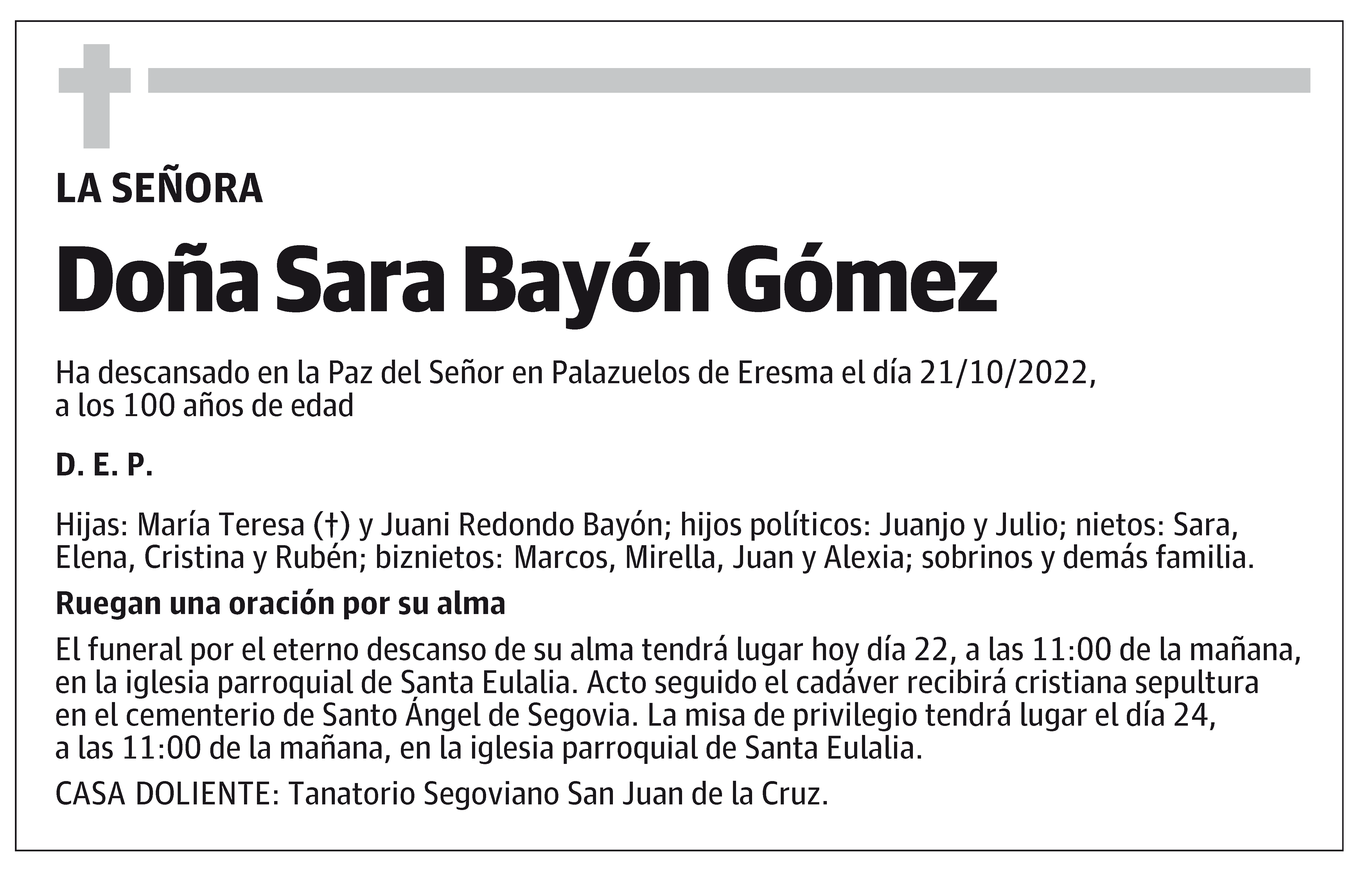 Sara Bayón Gómez