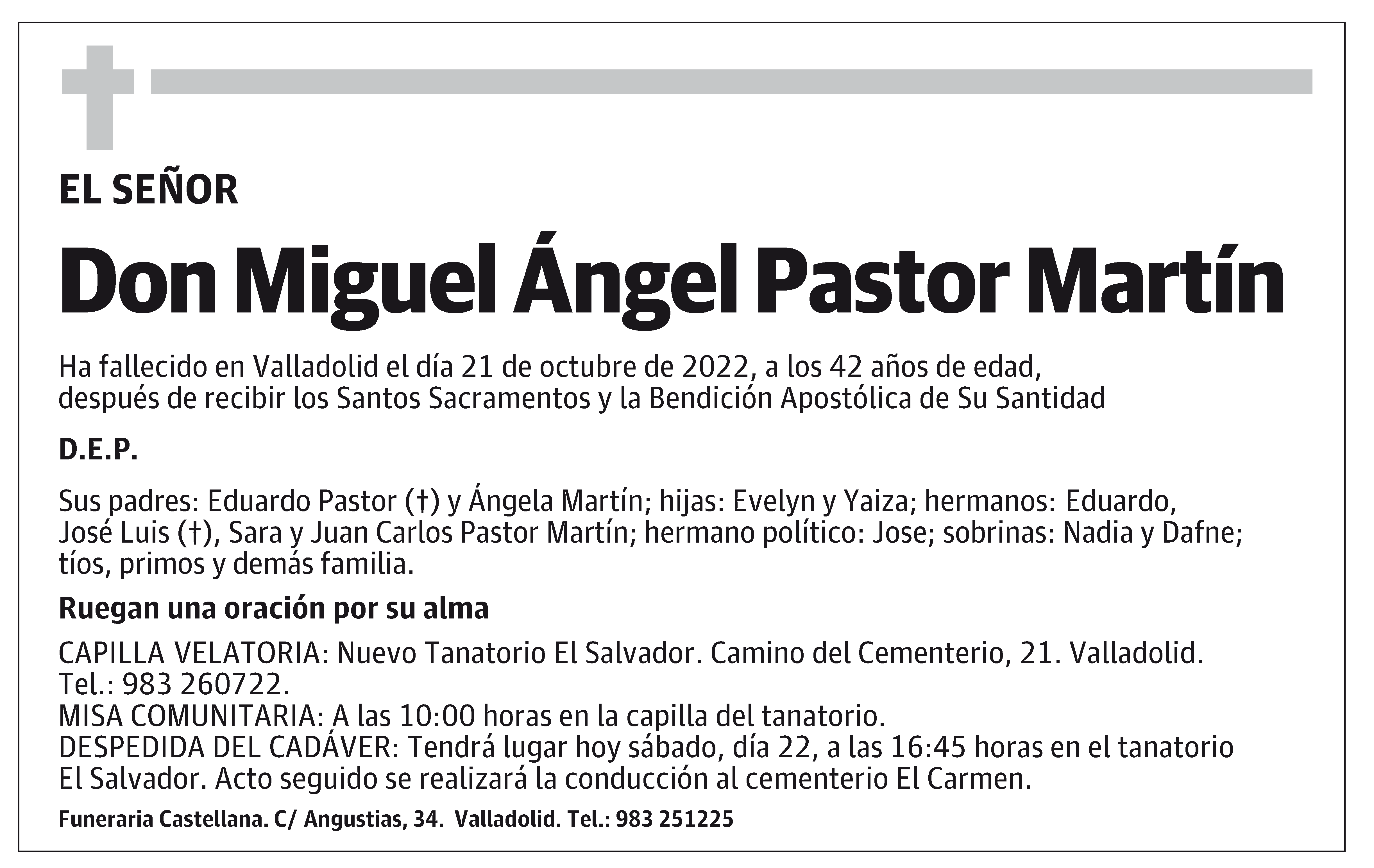 Miguel Ángel Pastor Martín