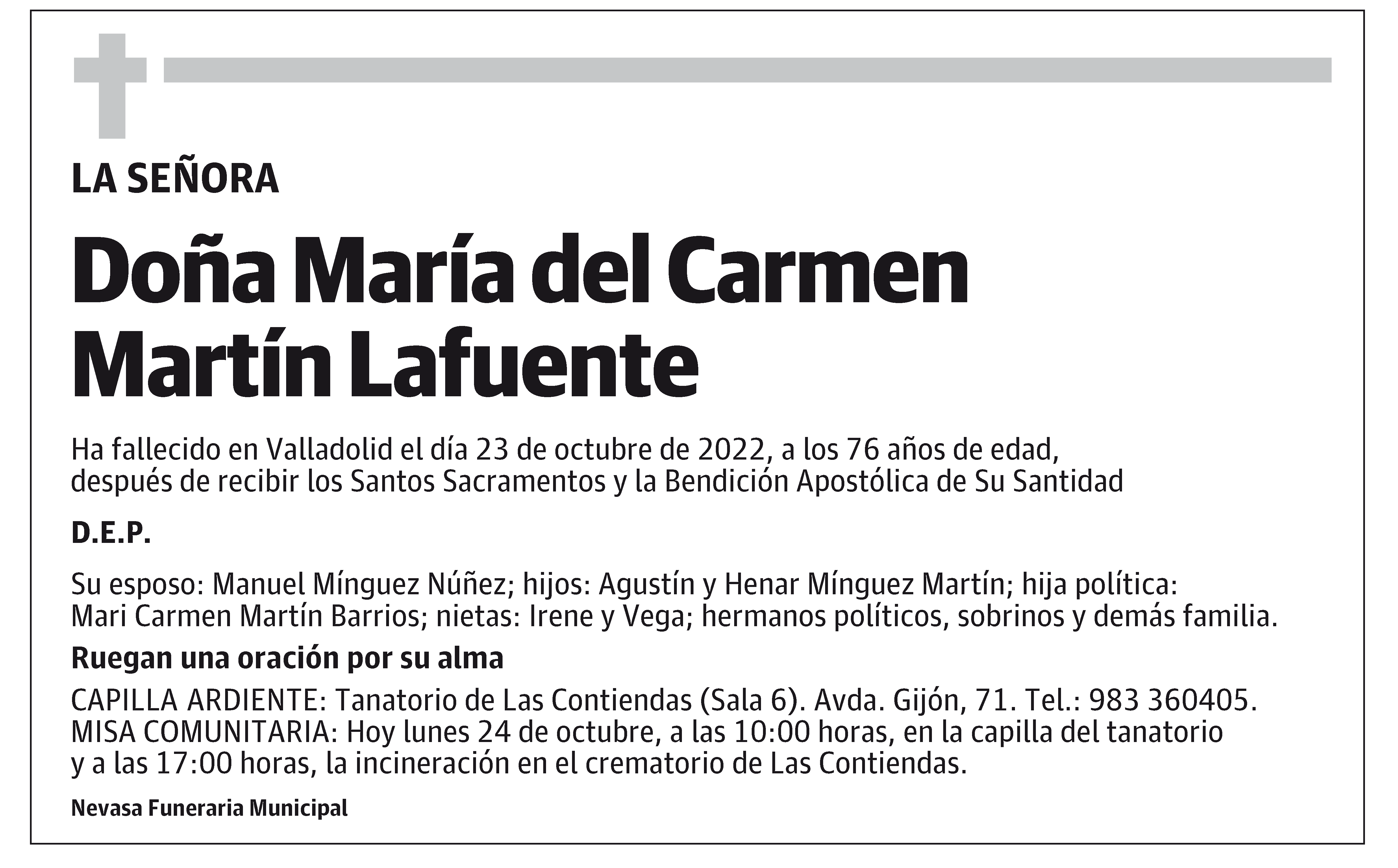 María del Carmen Martín Lafuente