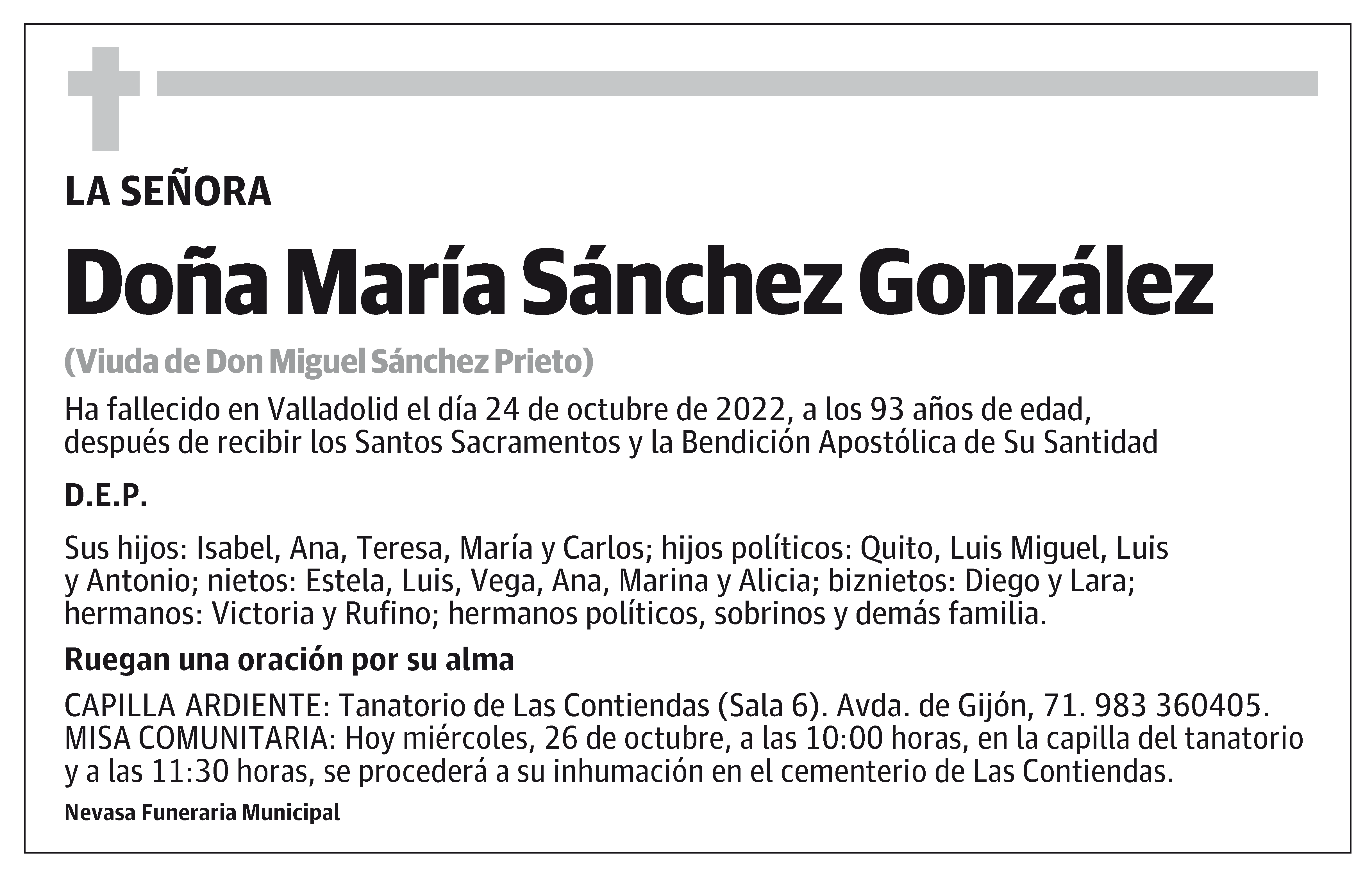 María Sánchez González