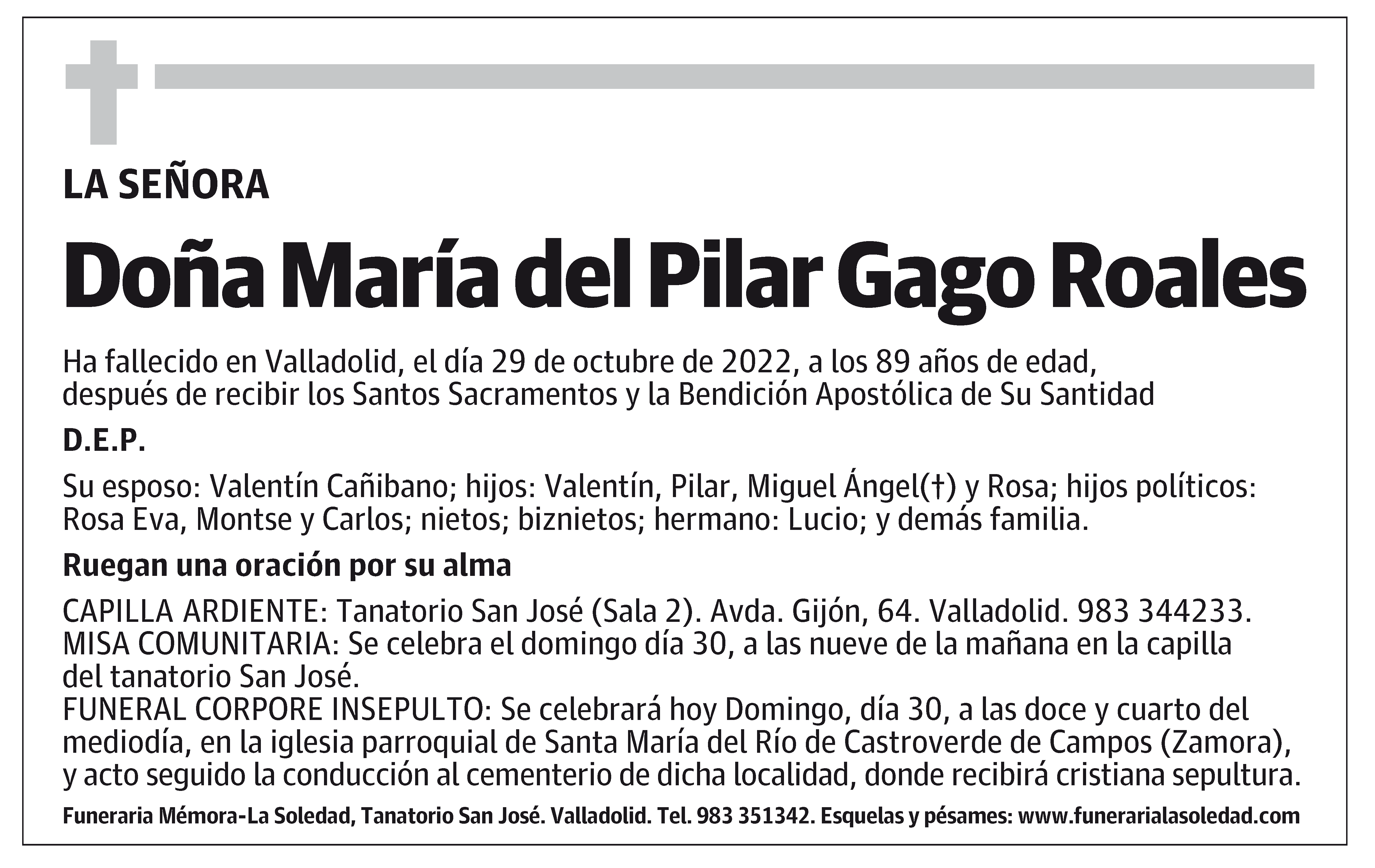 María del Pilar Gago Roales