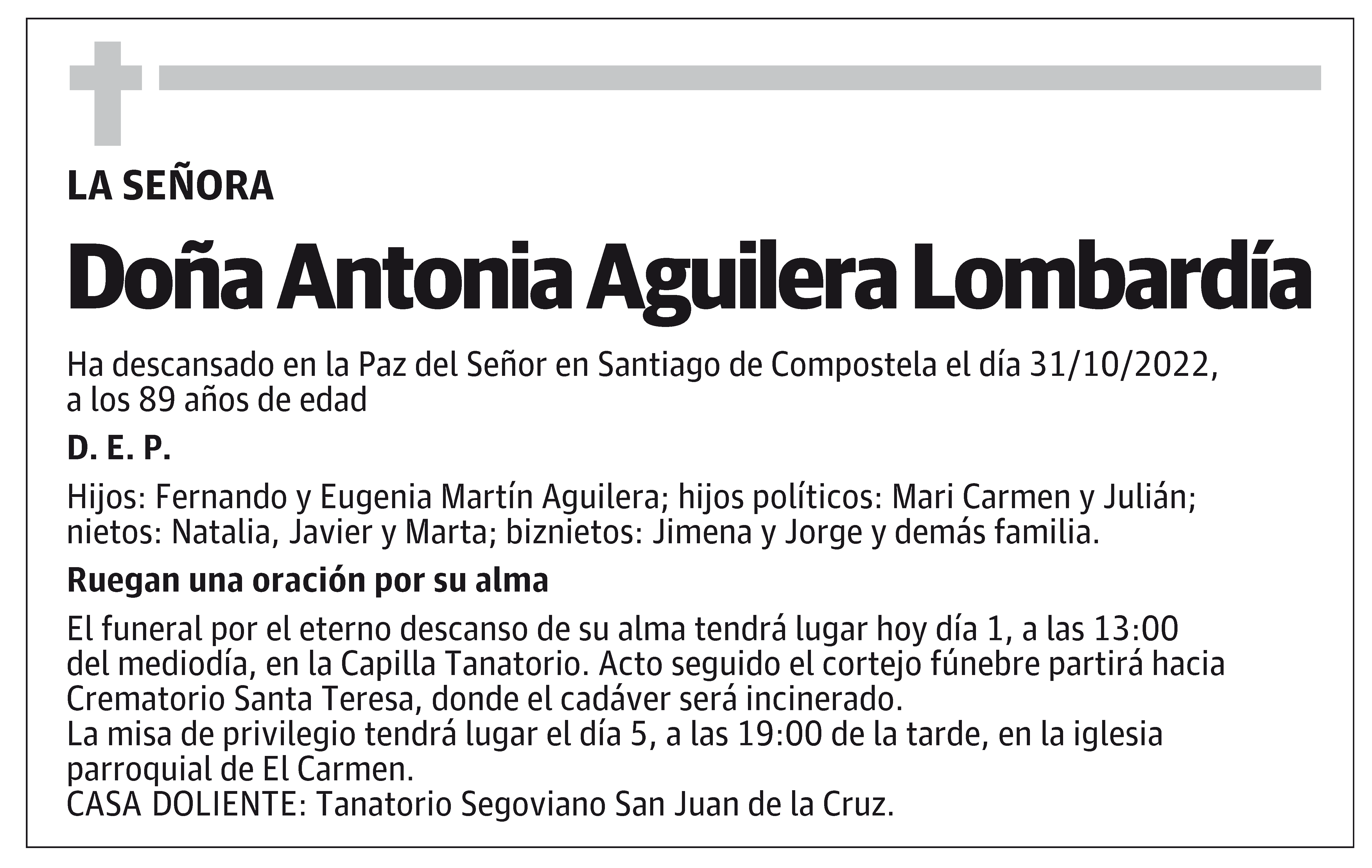 Antonia Aguilera Lombardía