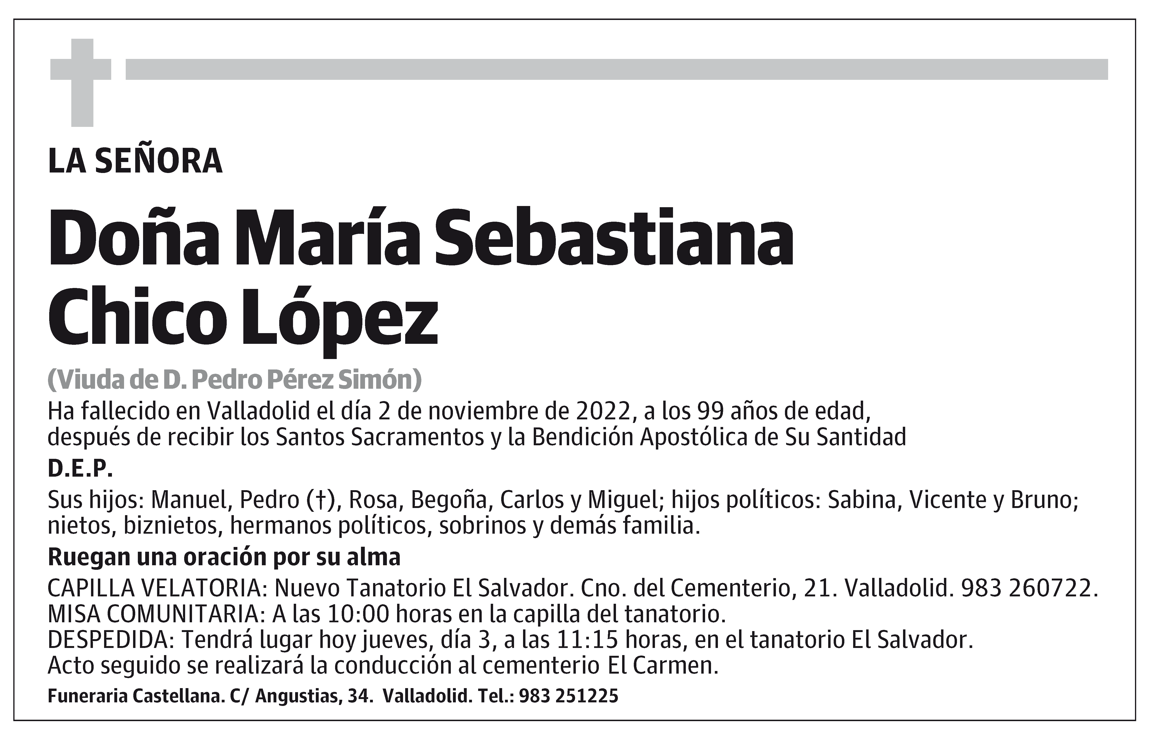 María Sebastiana Chico López