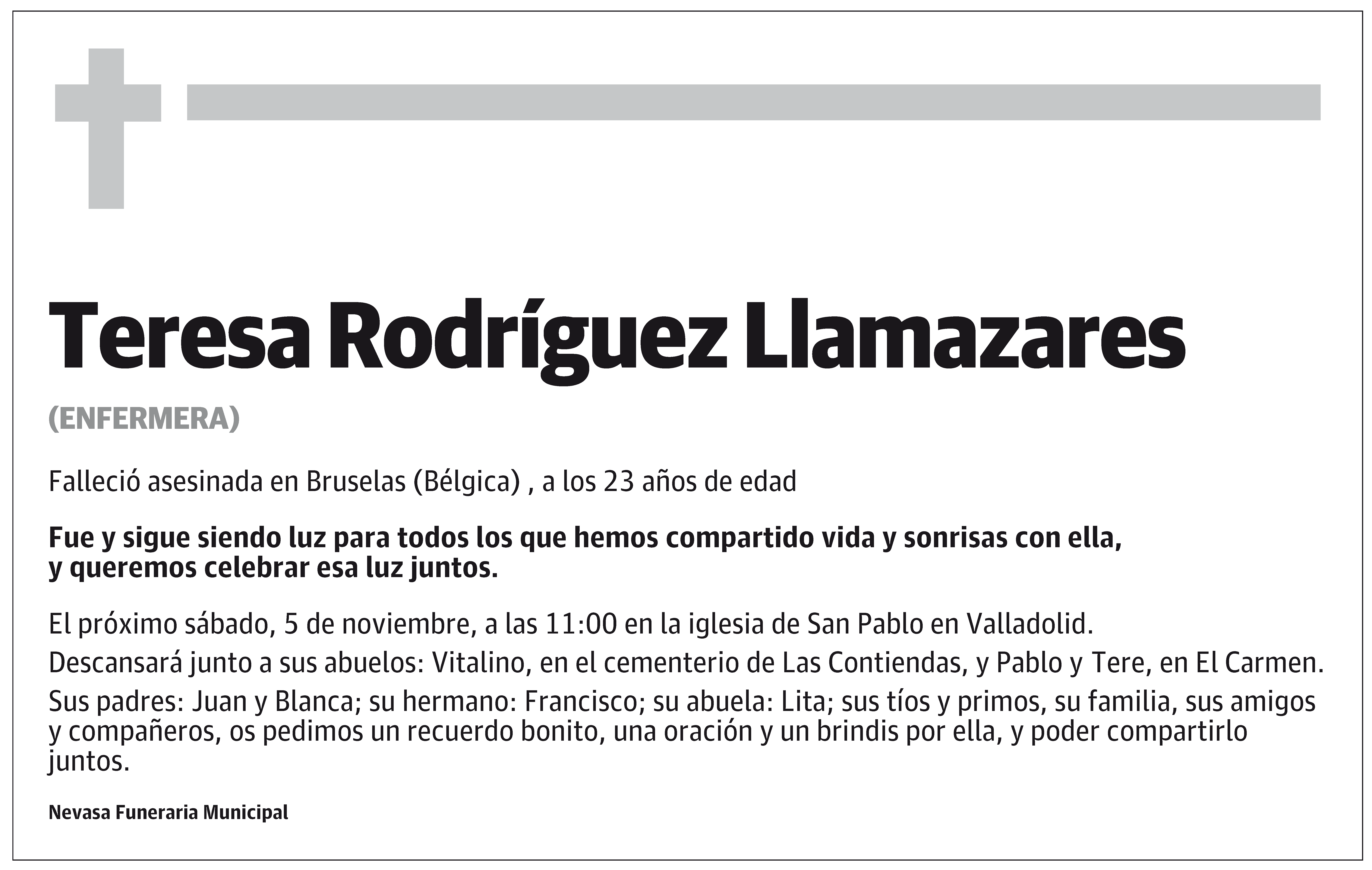 Teresa Rodríguez Llamazares