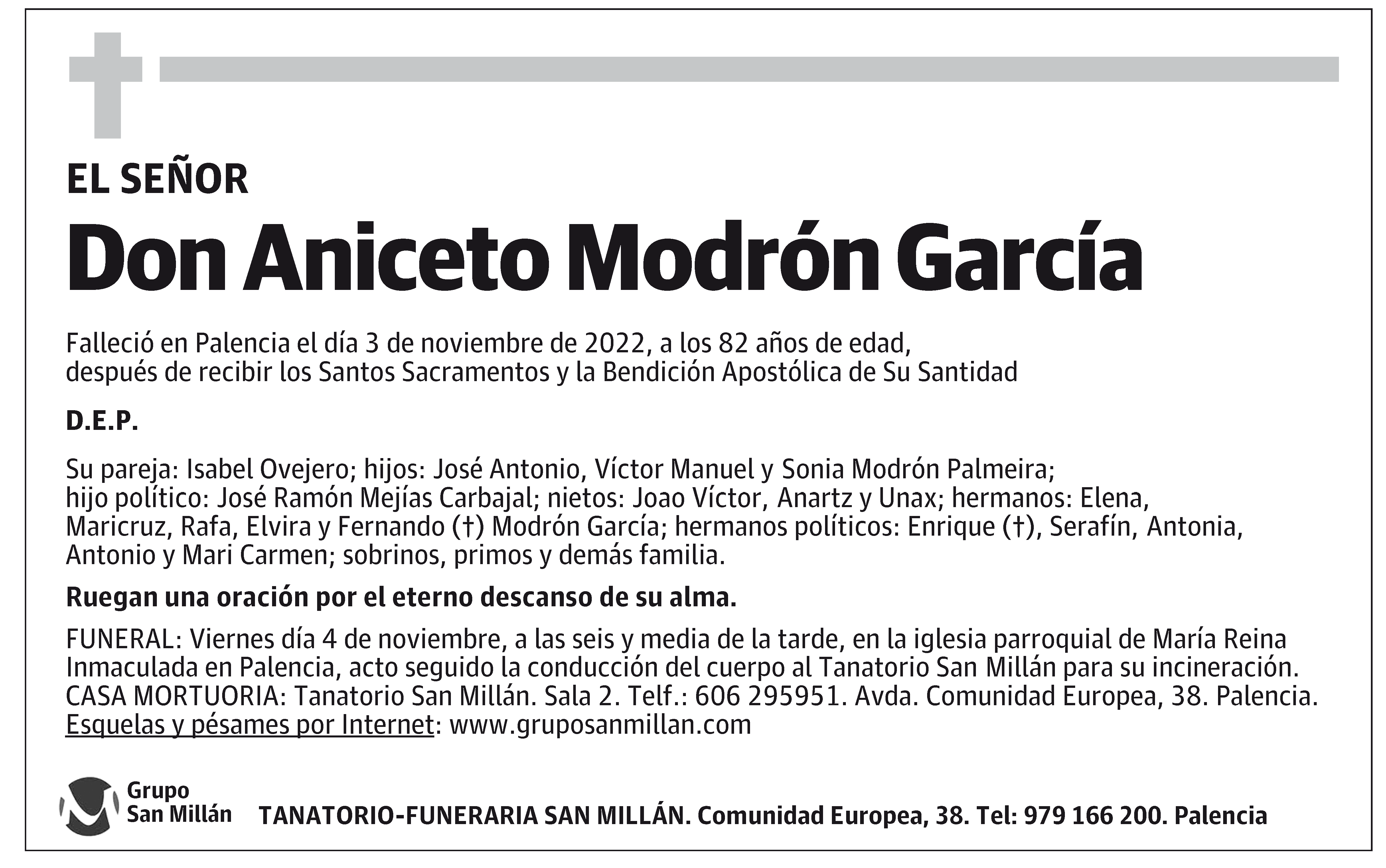 Aniceto Modrón García
