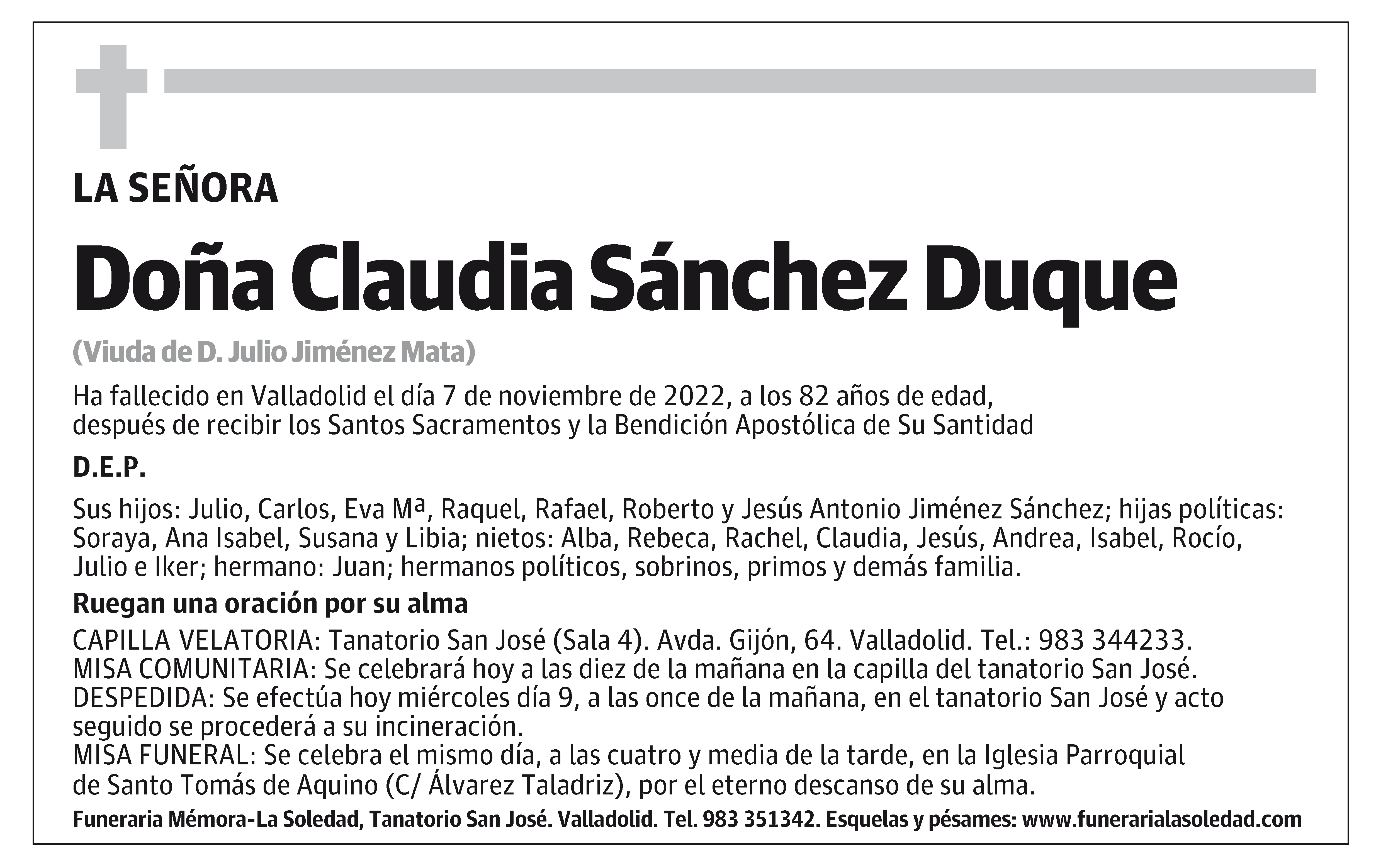 Claudia Sánchez Duque