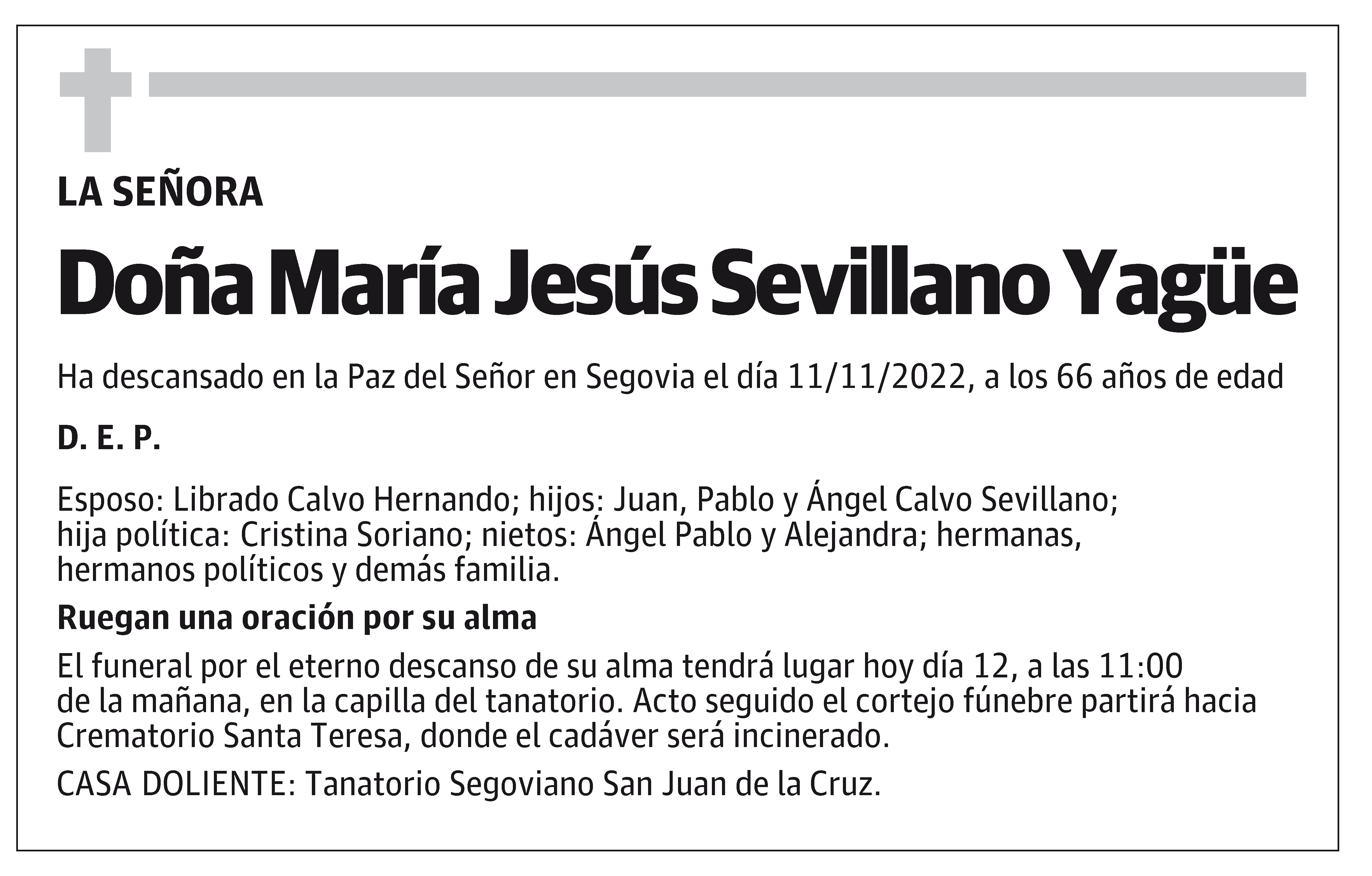 María Jesús Sevillano Yagüe