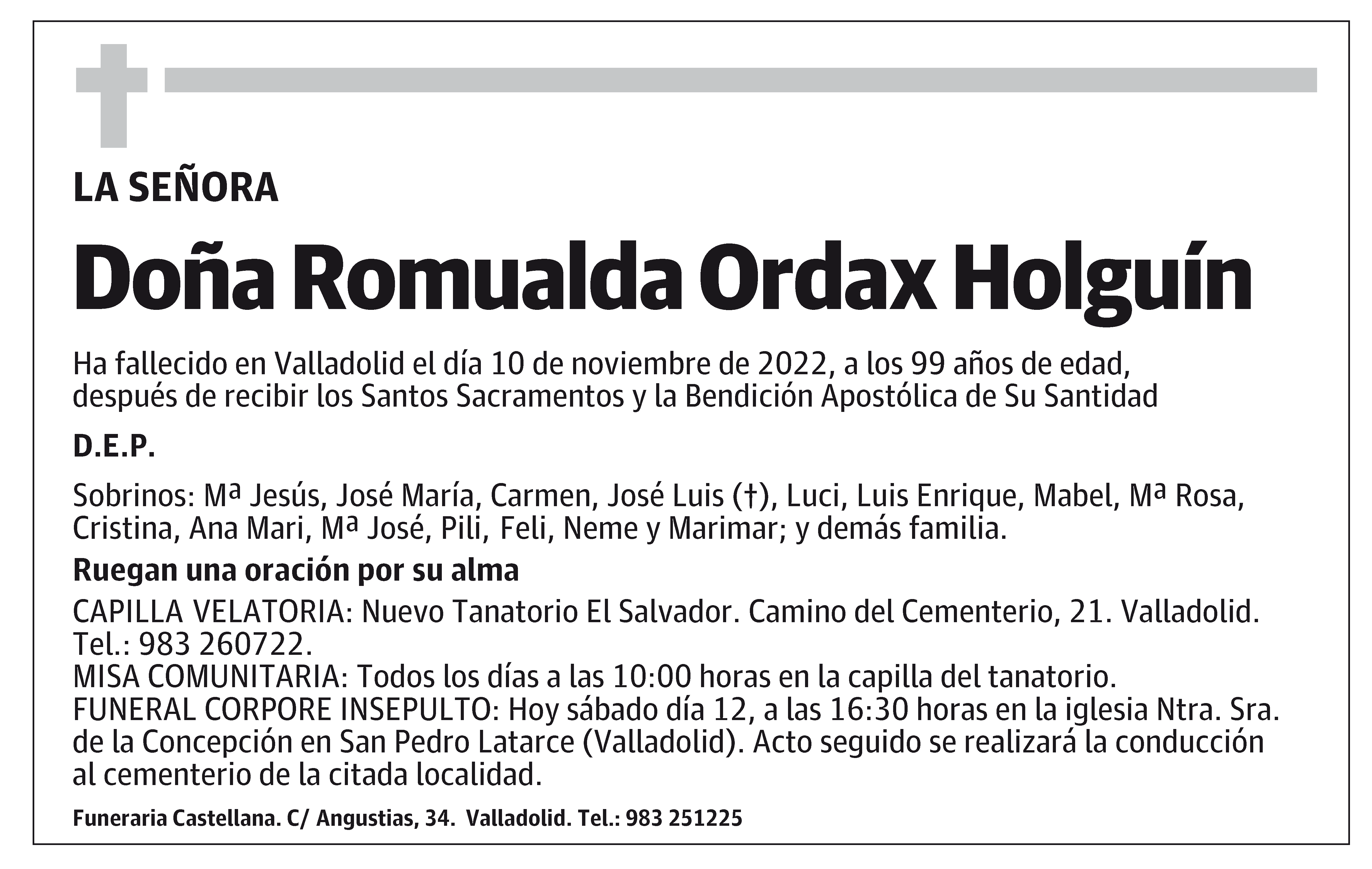 Romualda Ordax Holguín