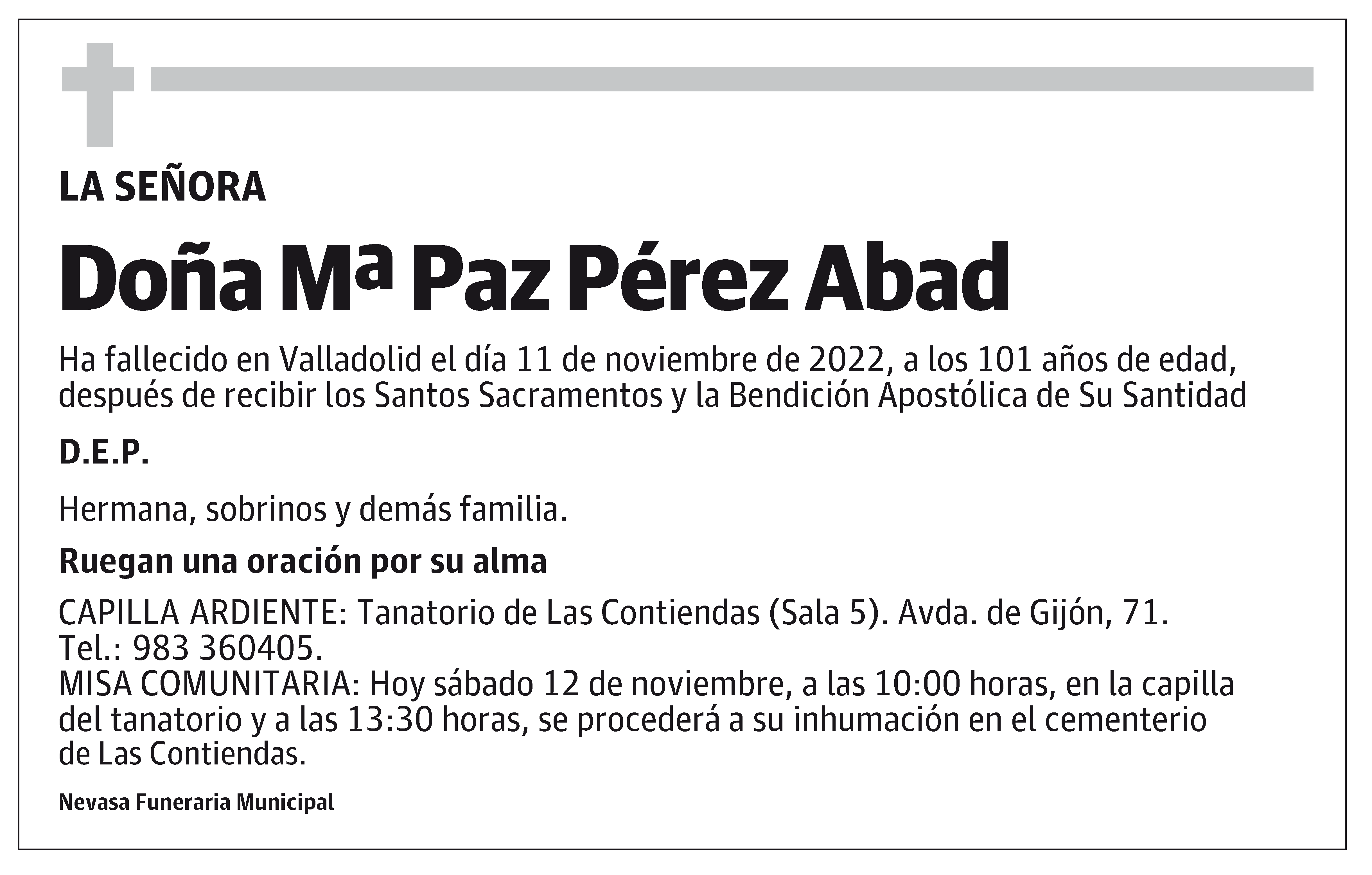 Mª Paz Pérez Abad