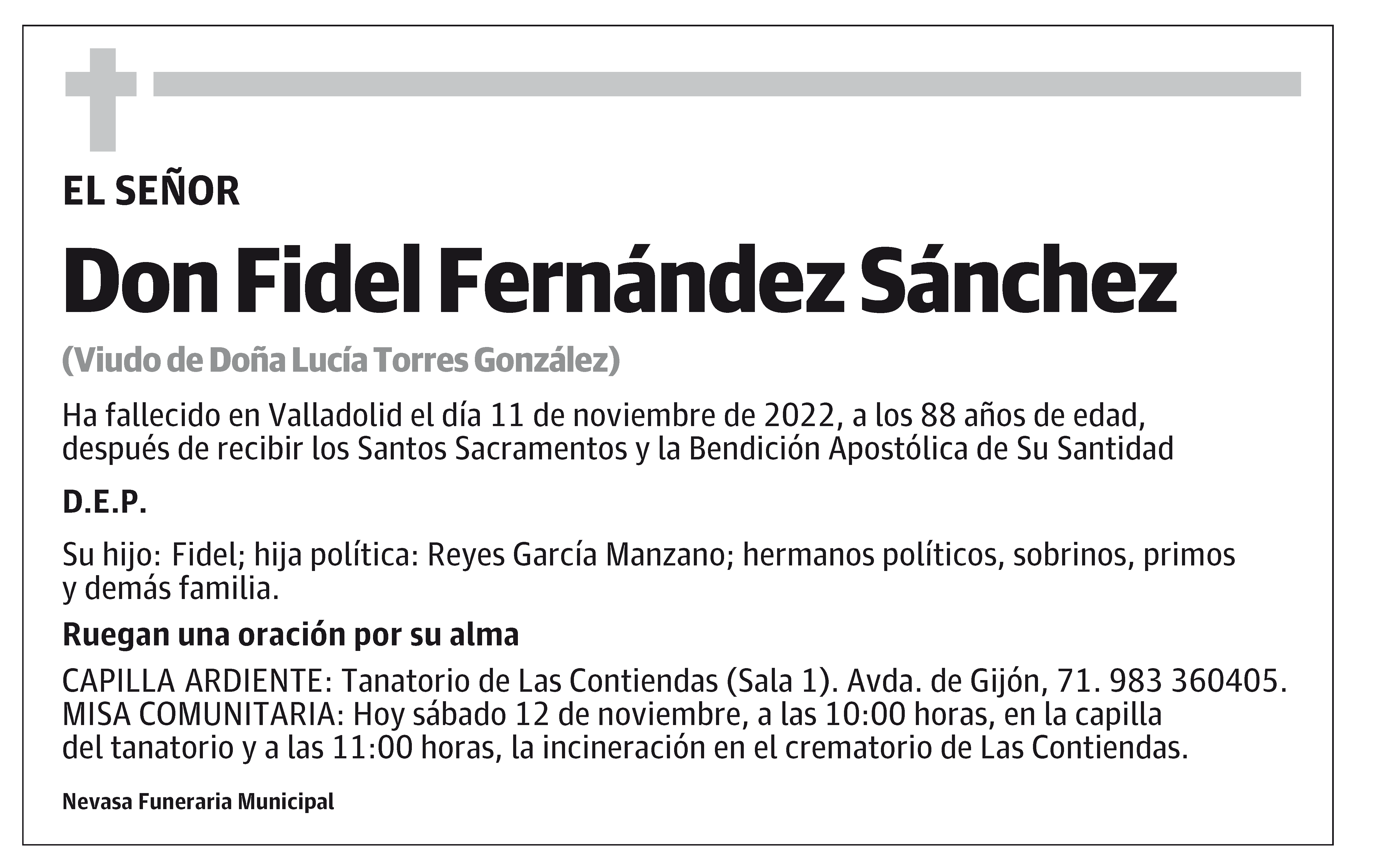 Fidel Fernández Sánchez