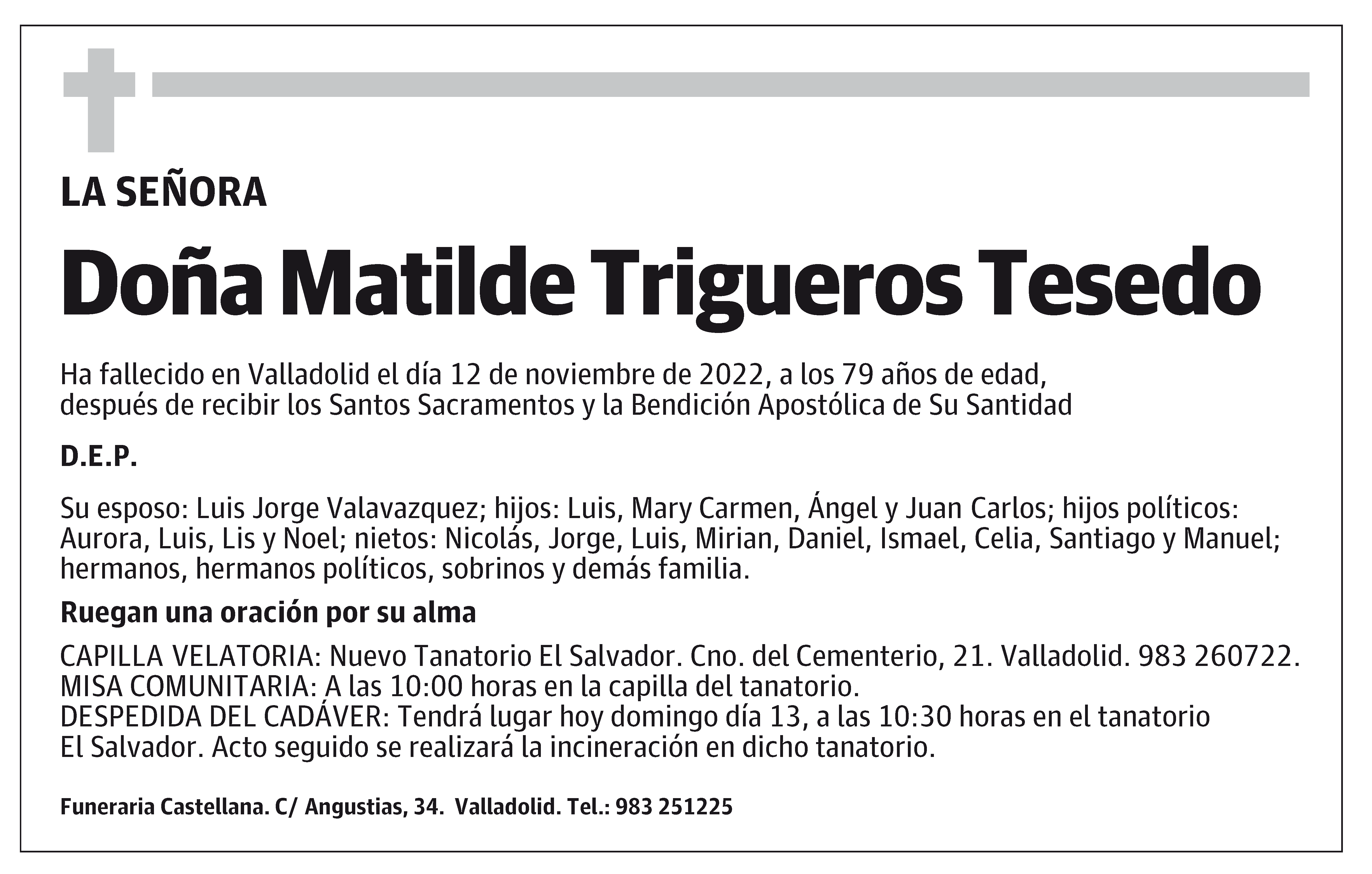 Matilde Trigueros Tesedo