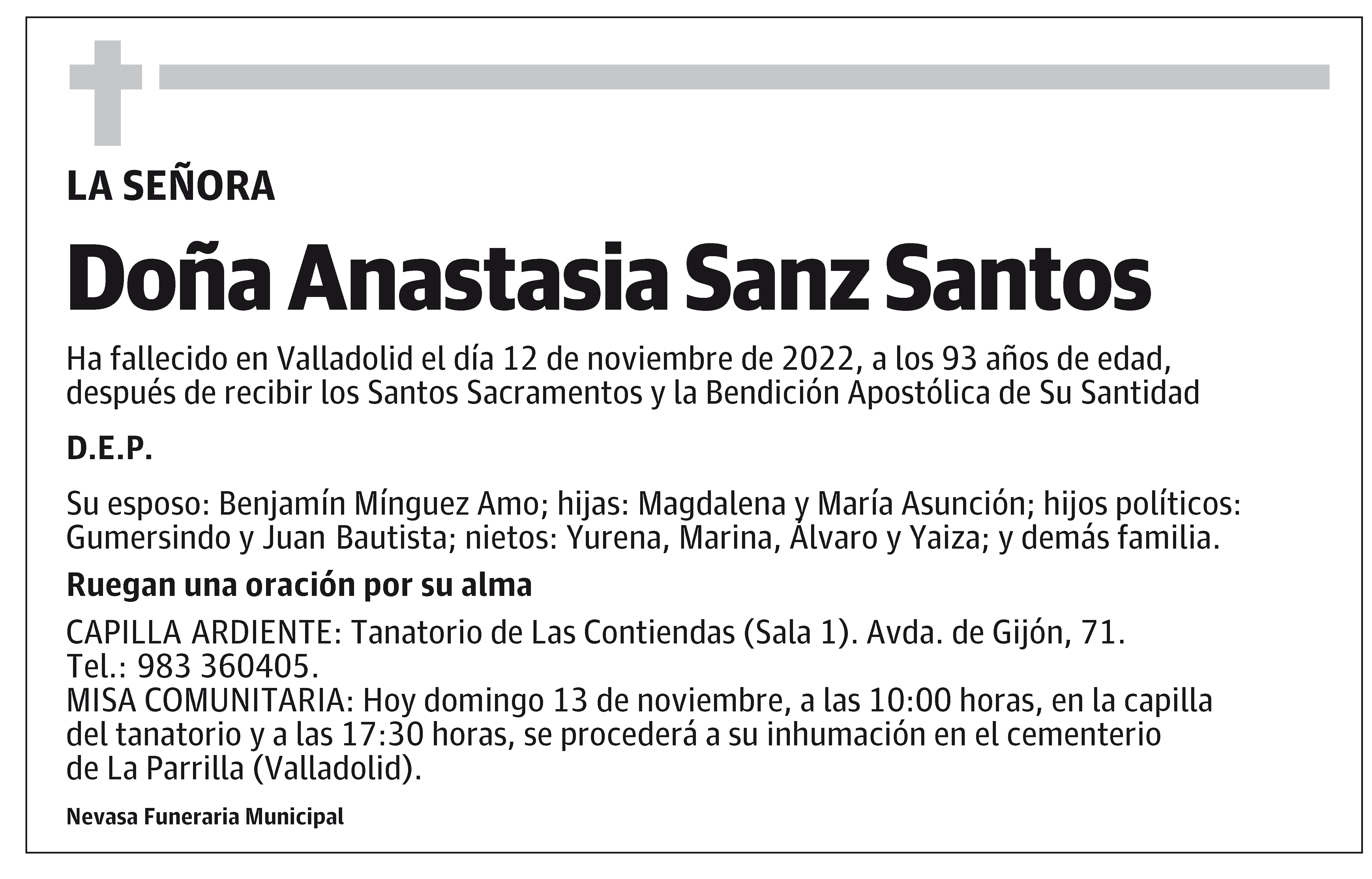 Anastasia Sanz Santos