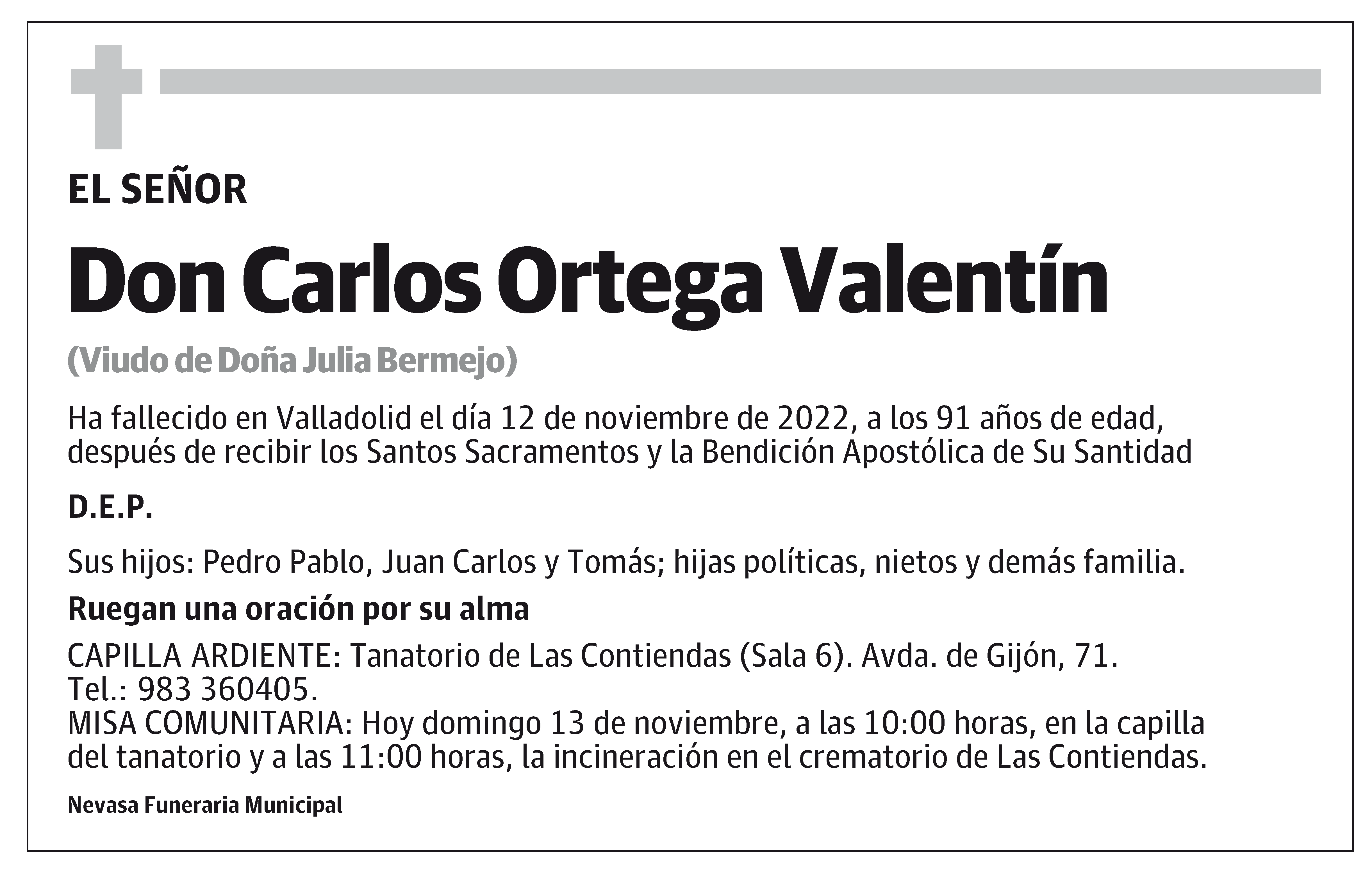 Carlos Ortega Valentín