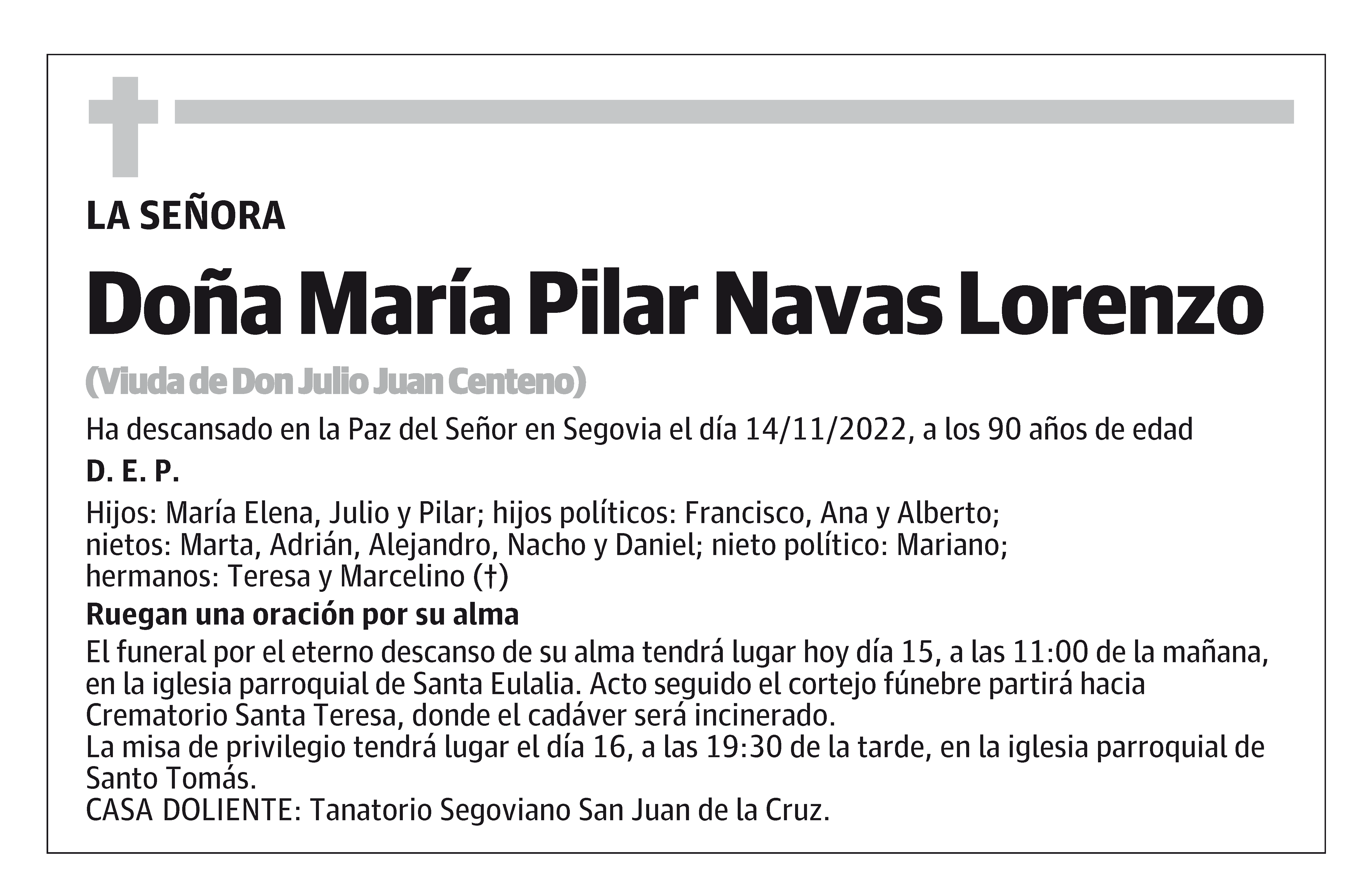 María Pilar Navas Lorenzo