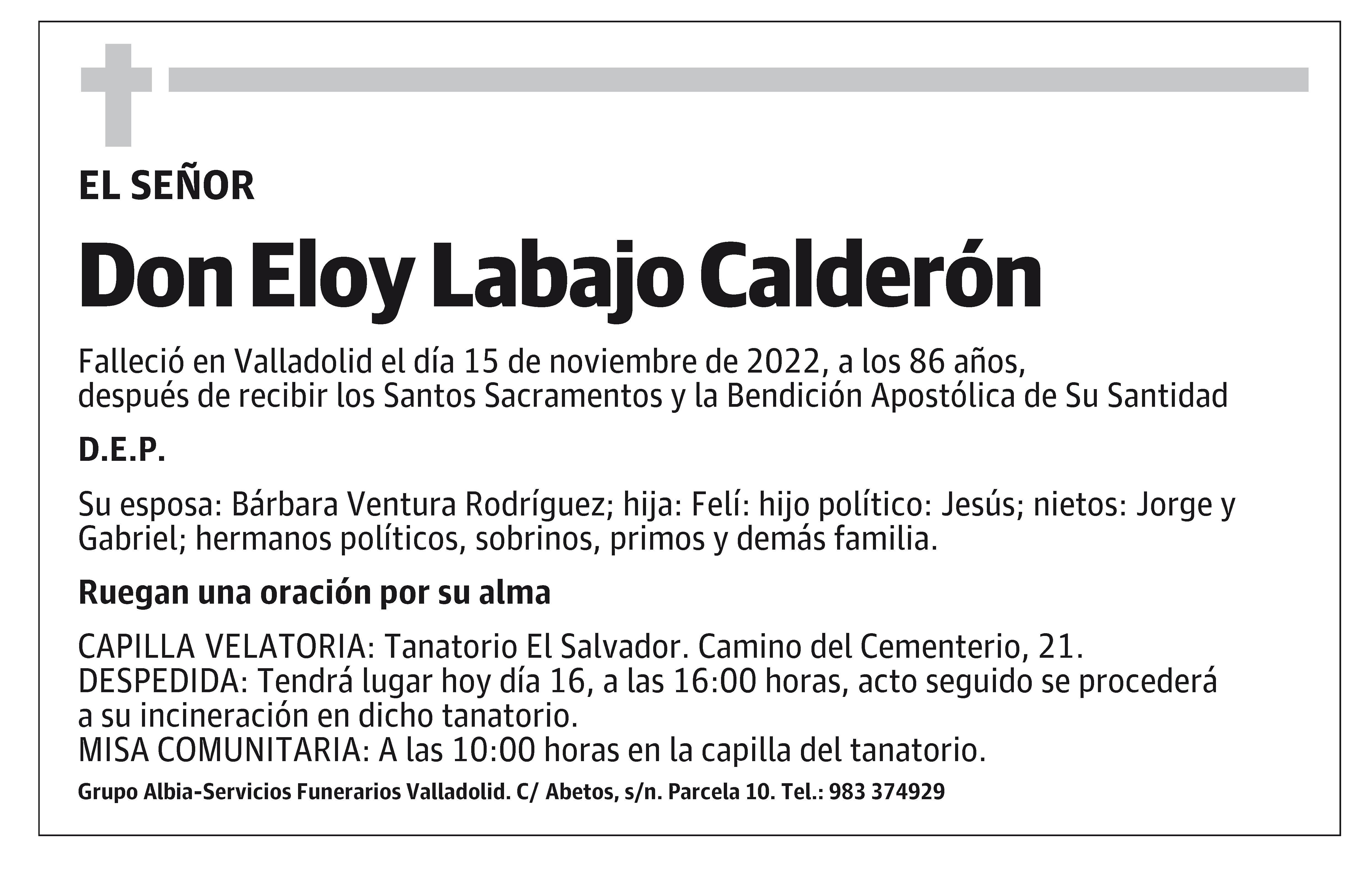 Eloy Labajo Calderón