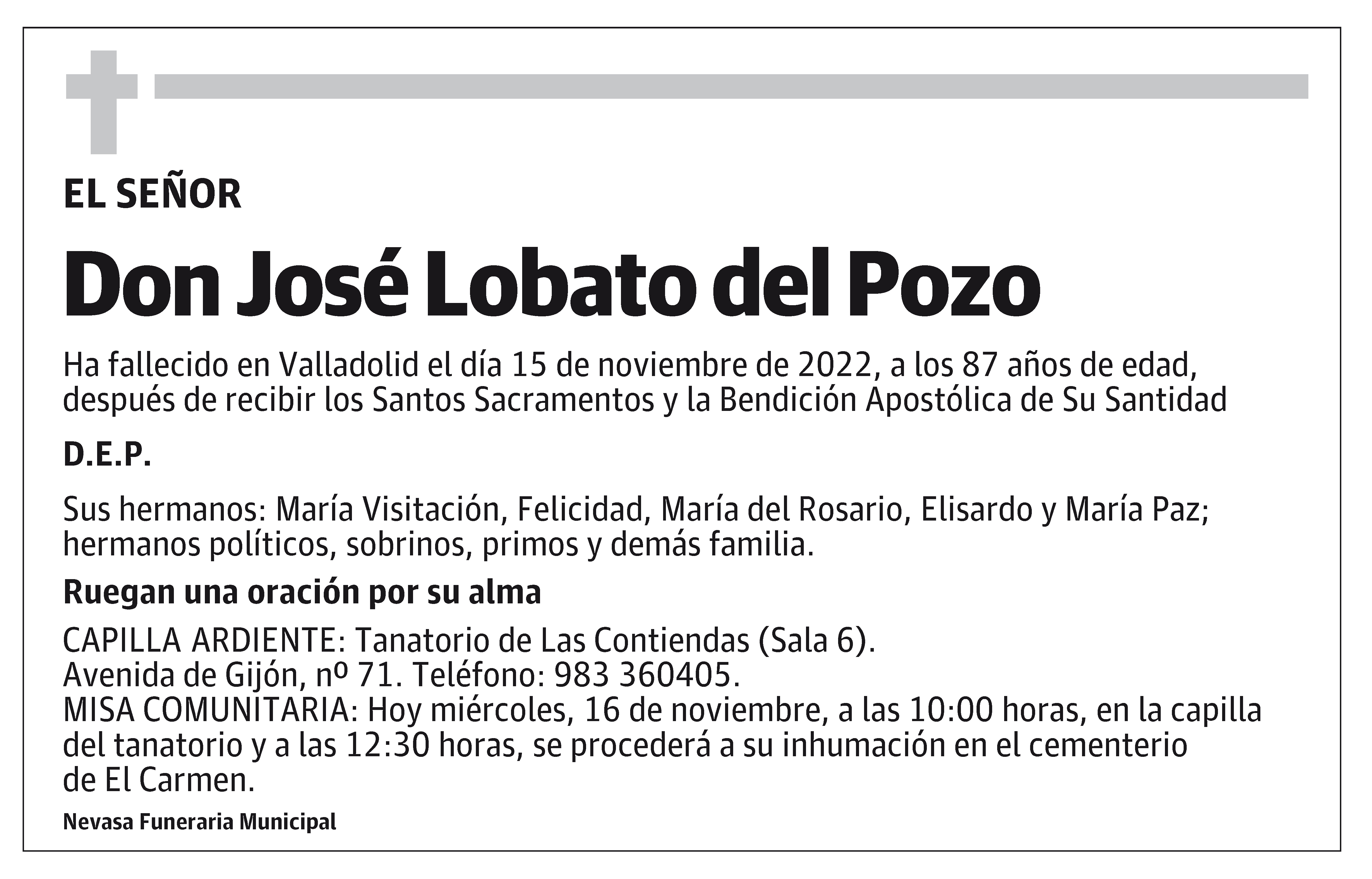 José Lobato del Pozo