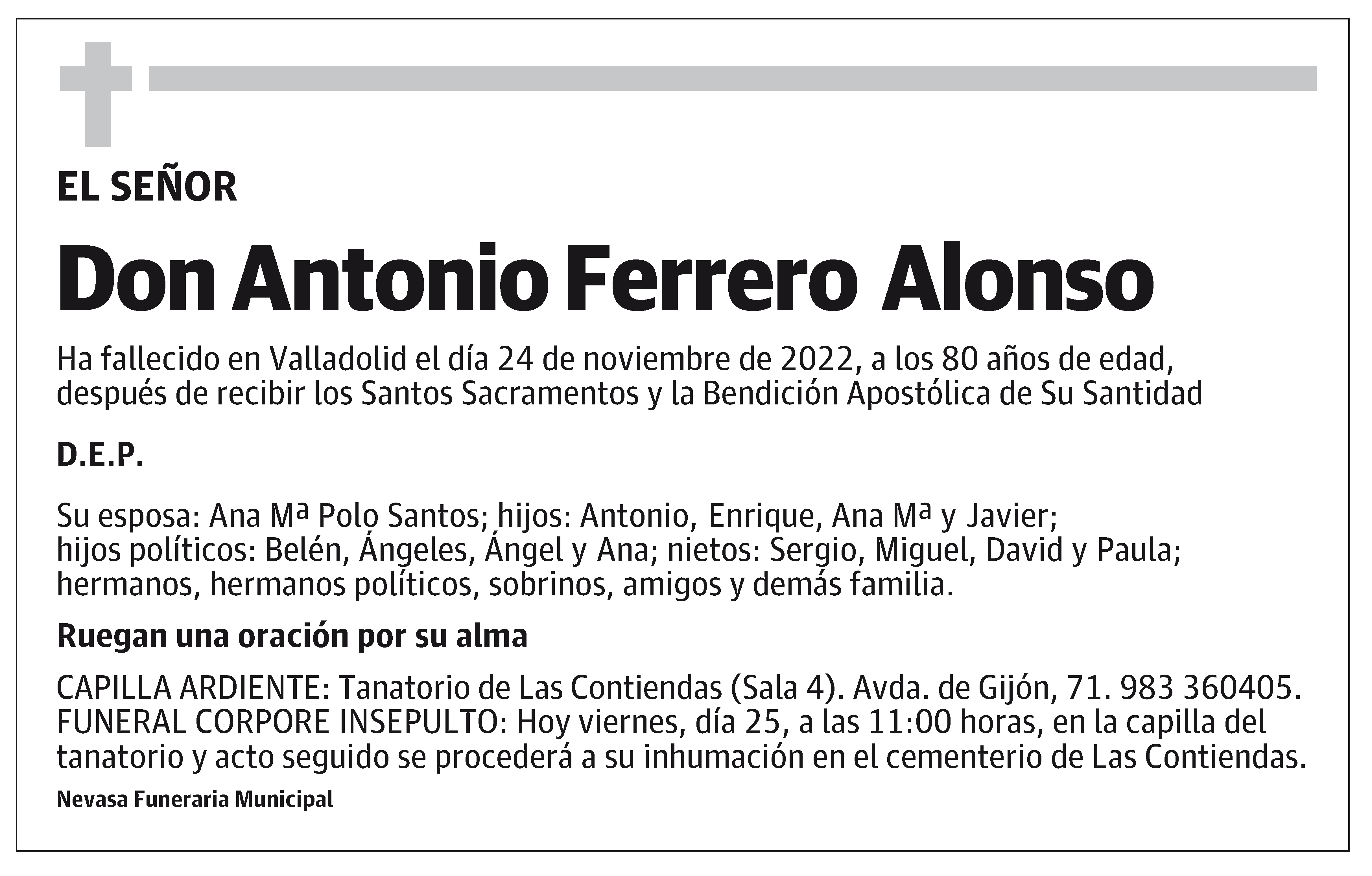 Antonio Ferrero Alonso