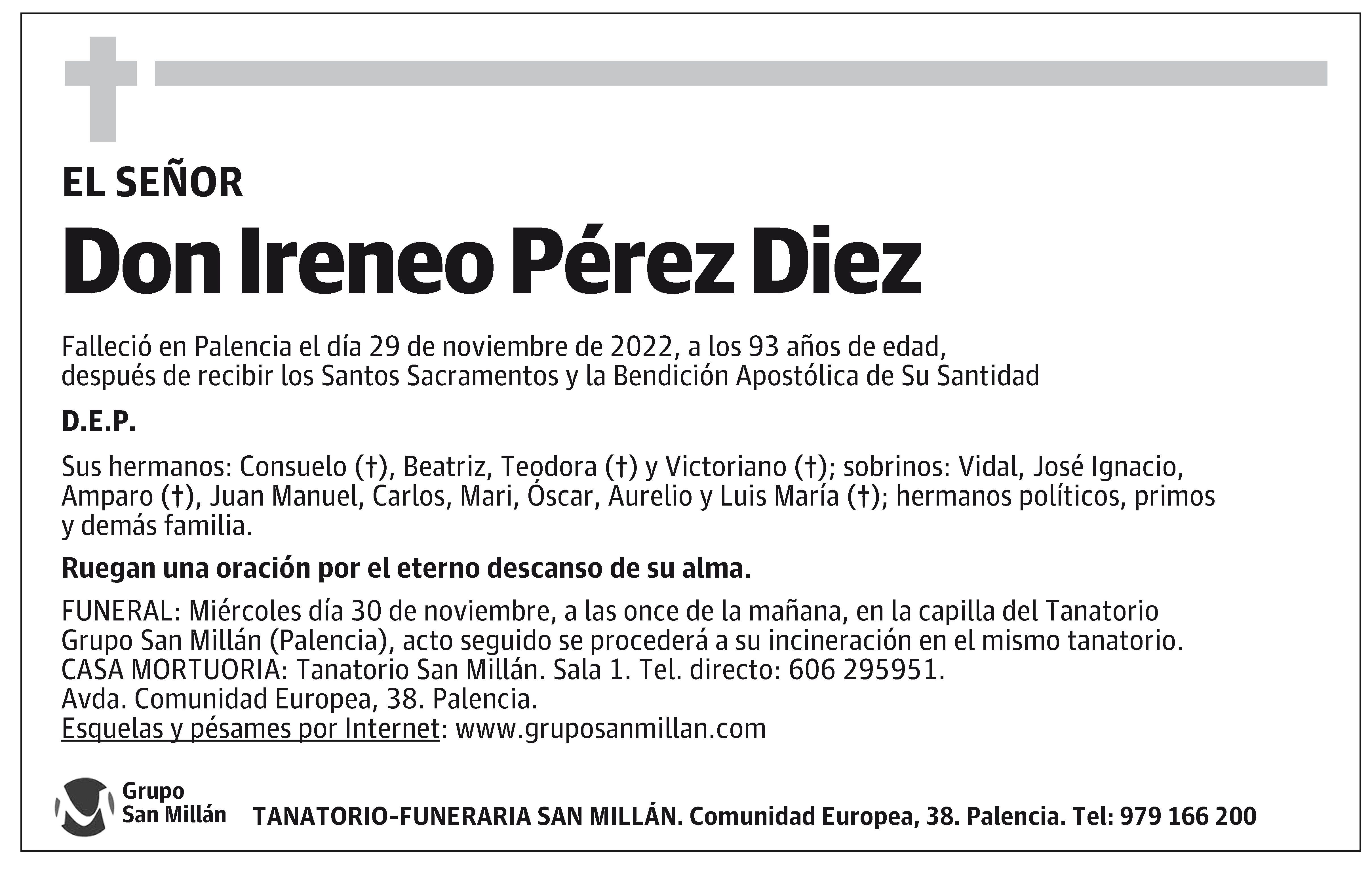 Ireneo Pérez Diez
