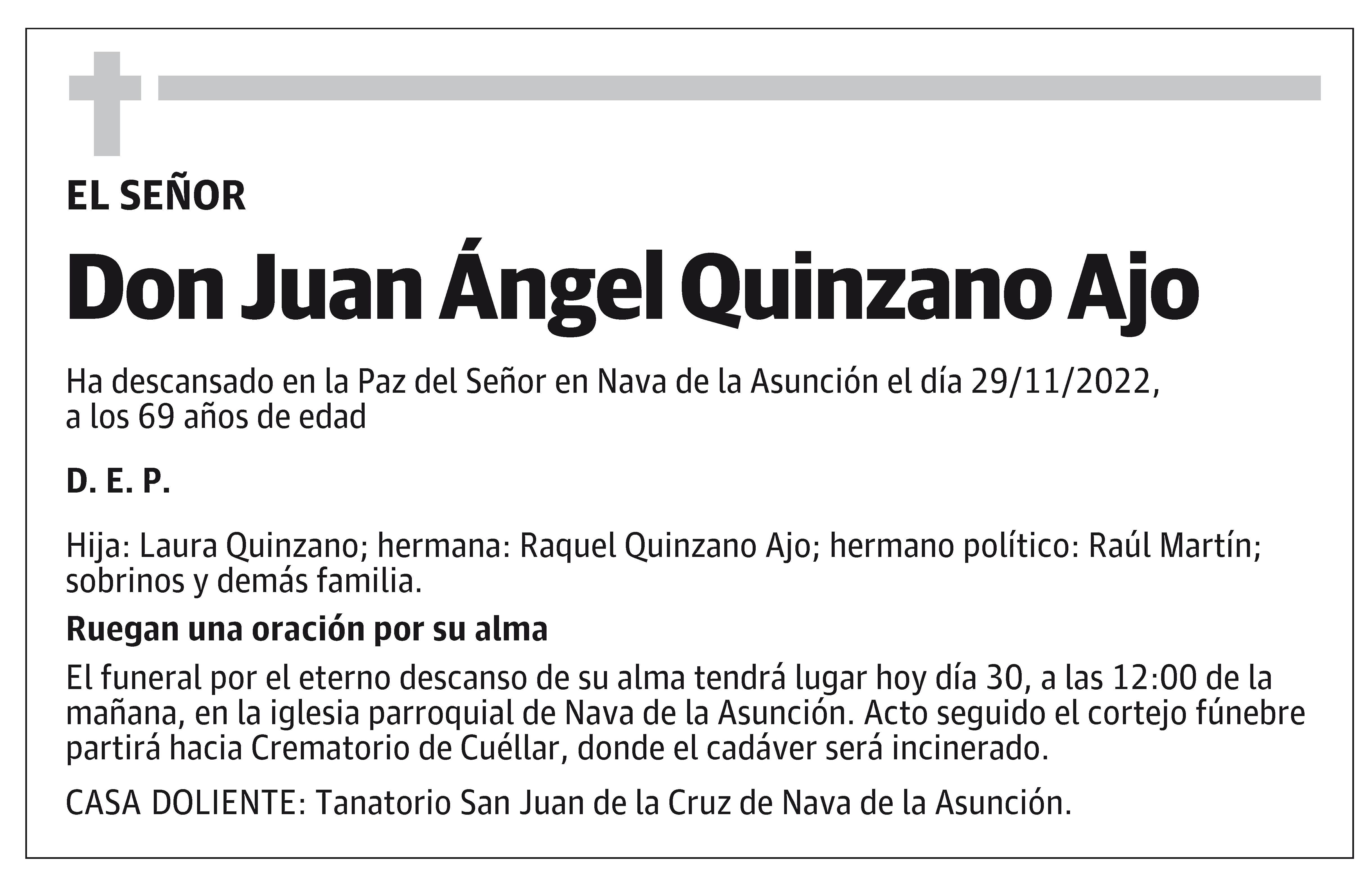 Juan Ángel Quinzano Ajo