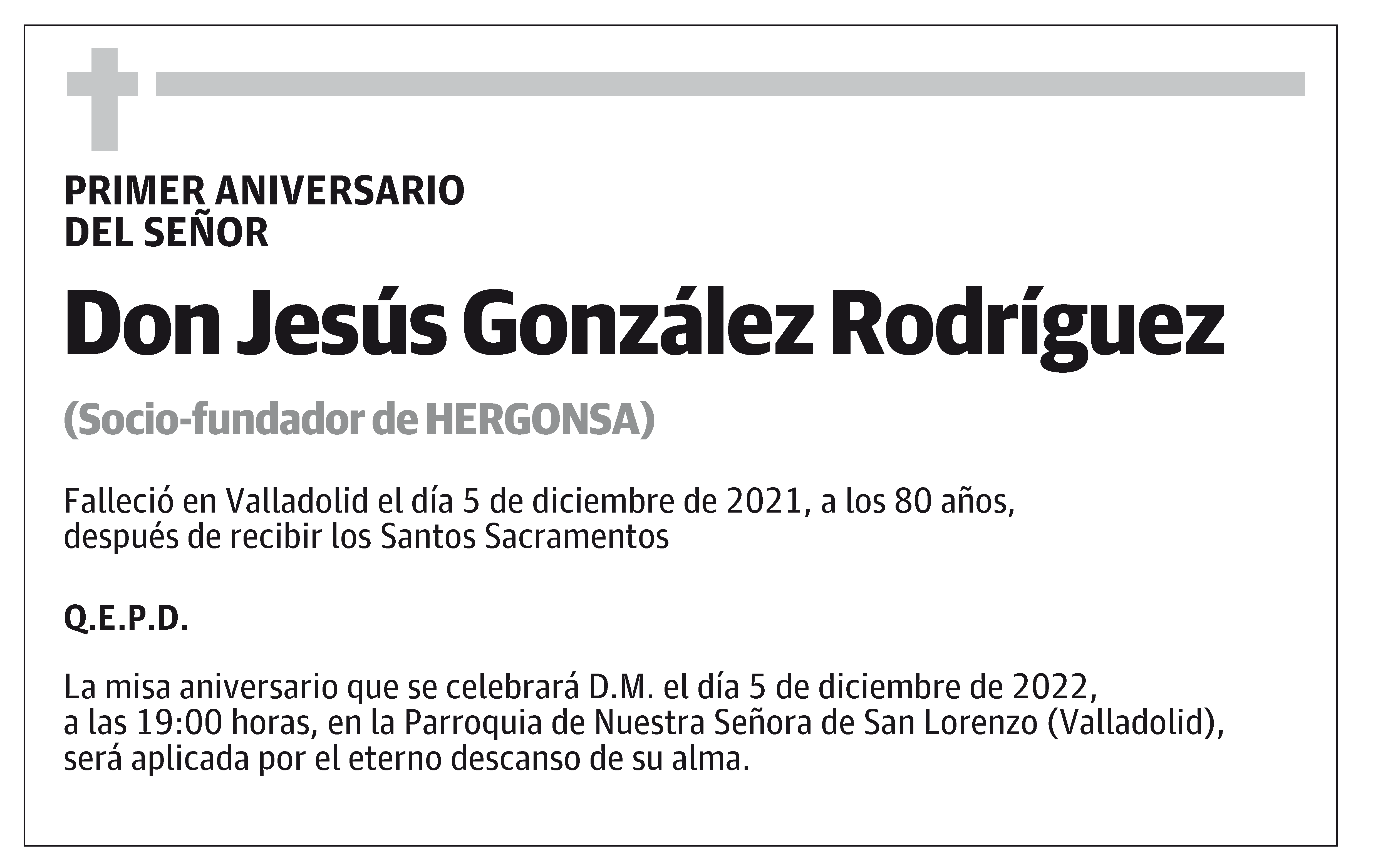 Don Jesús González Rodríguez