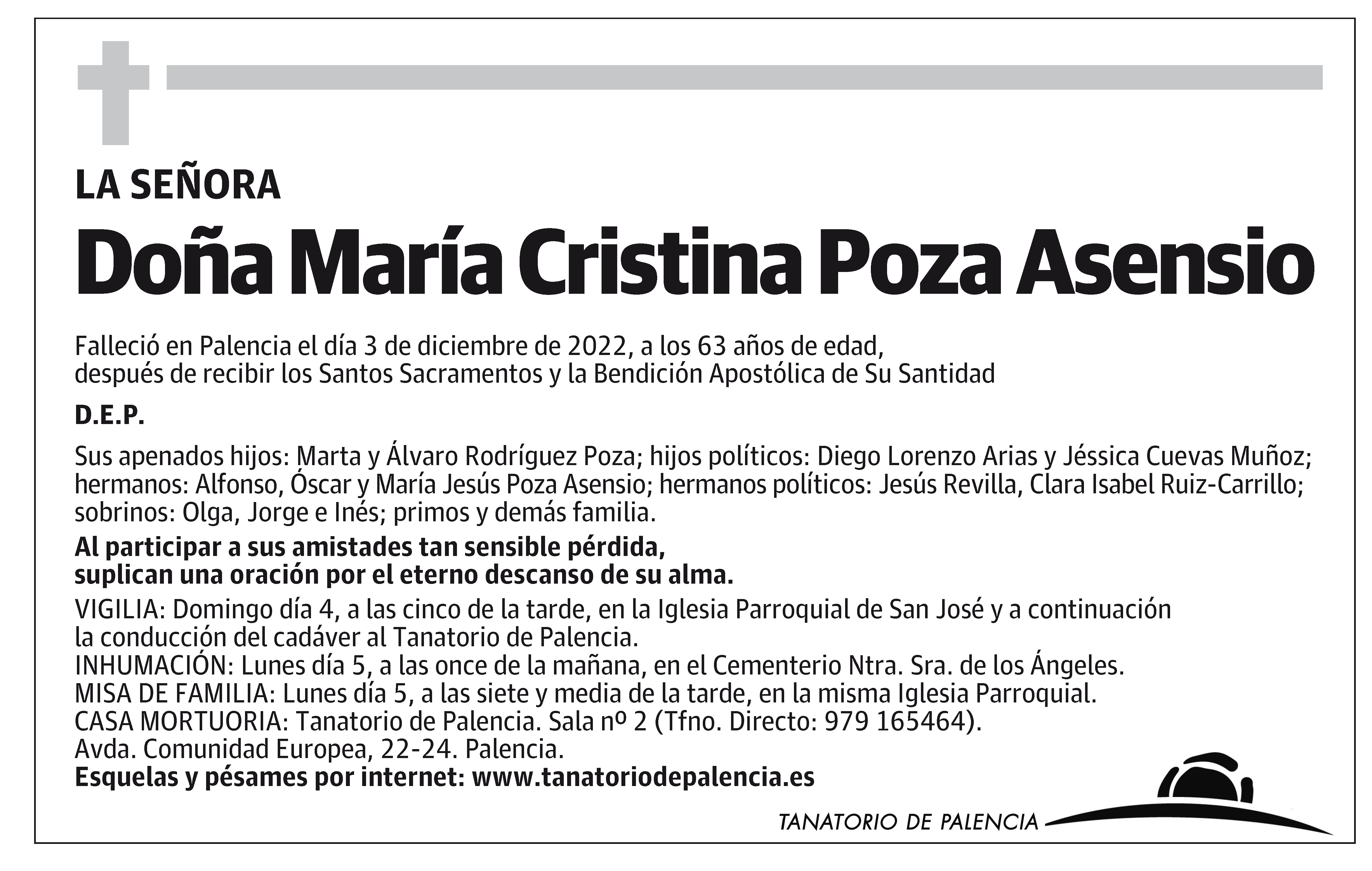 María Cristina Poza Asensio