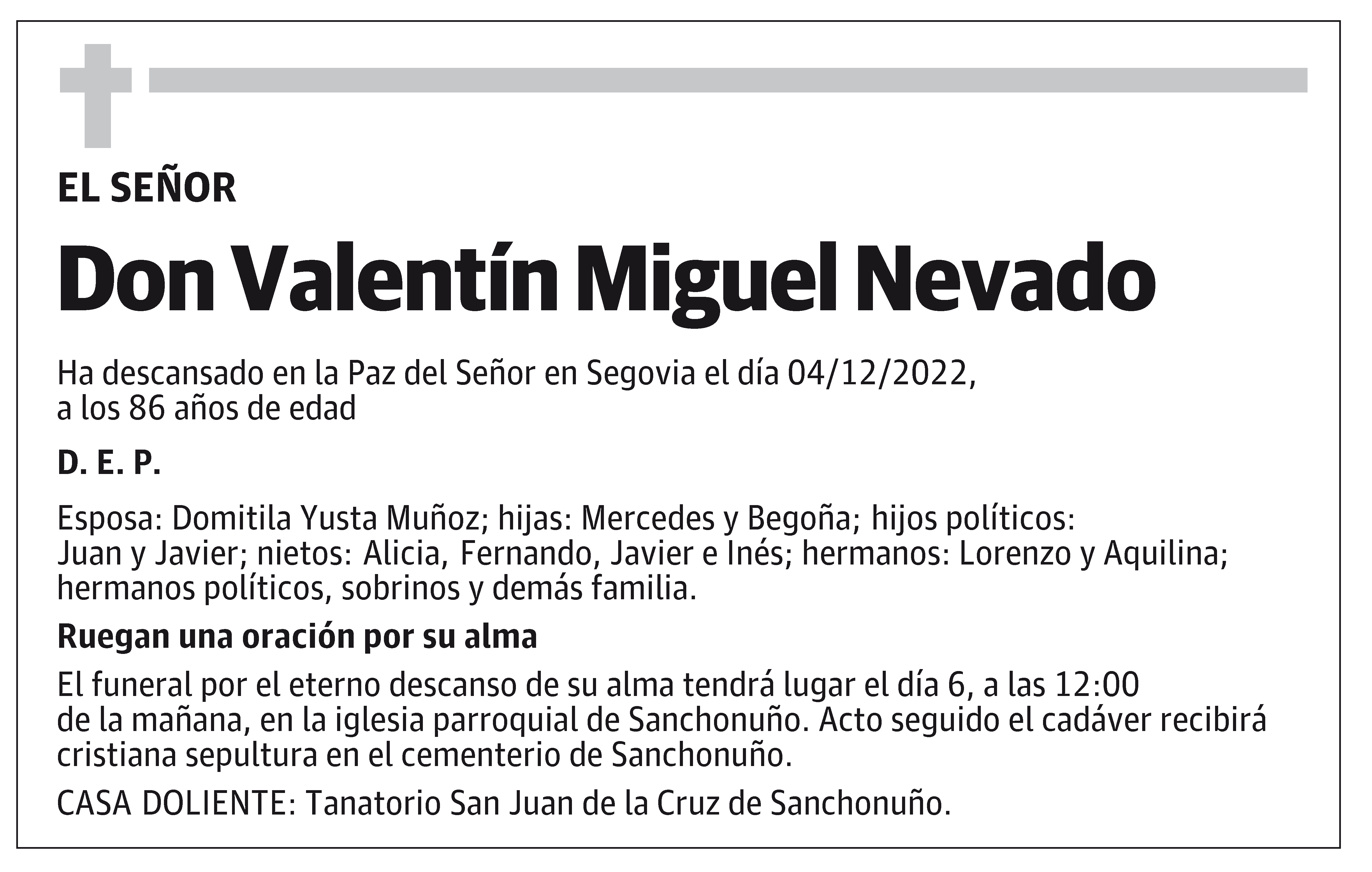 Valentín Miguel Nevado