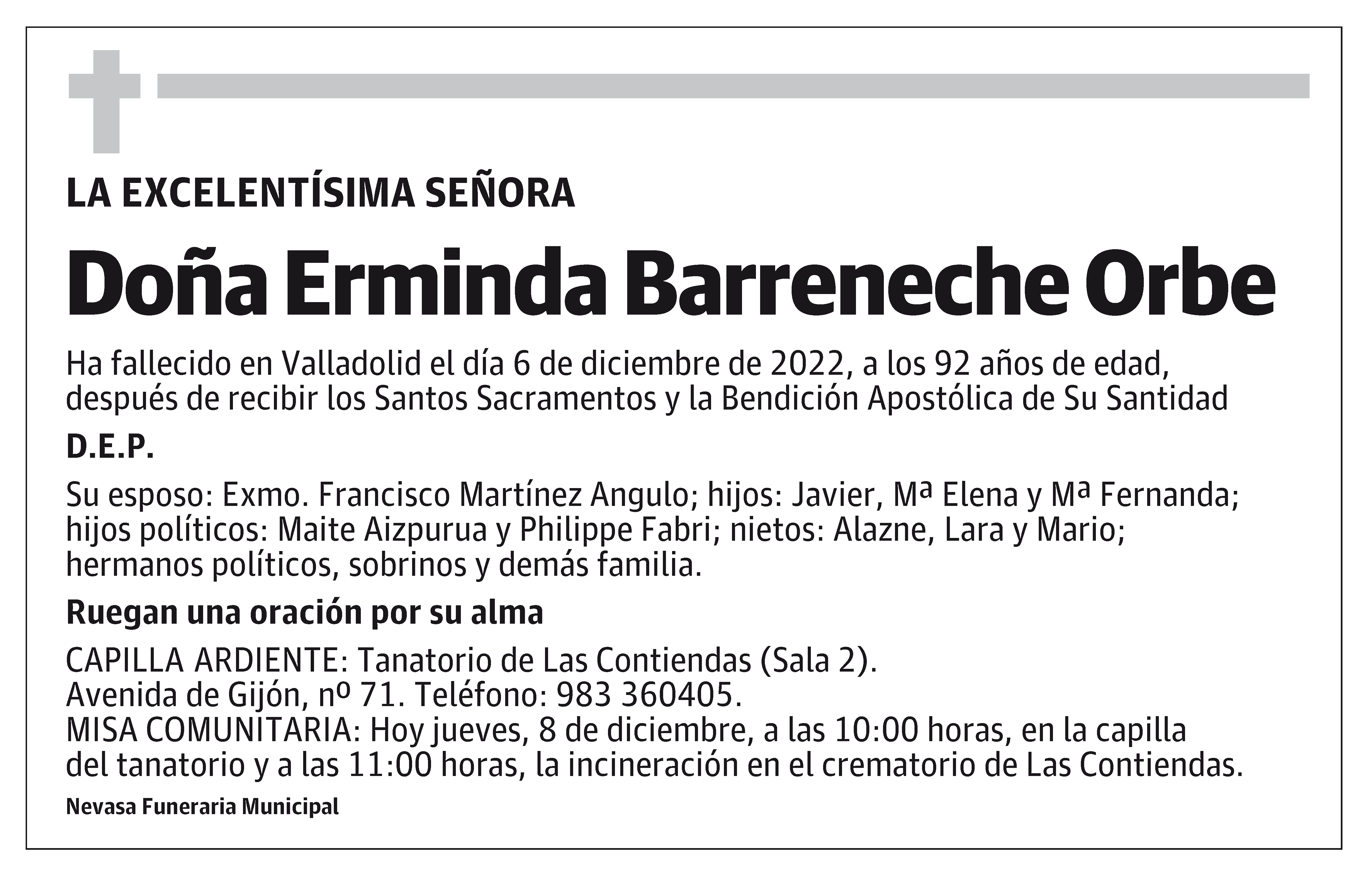 Erminda Barreneche Orbe