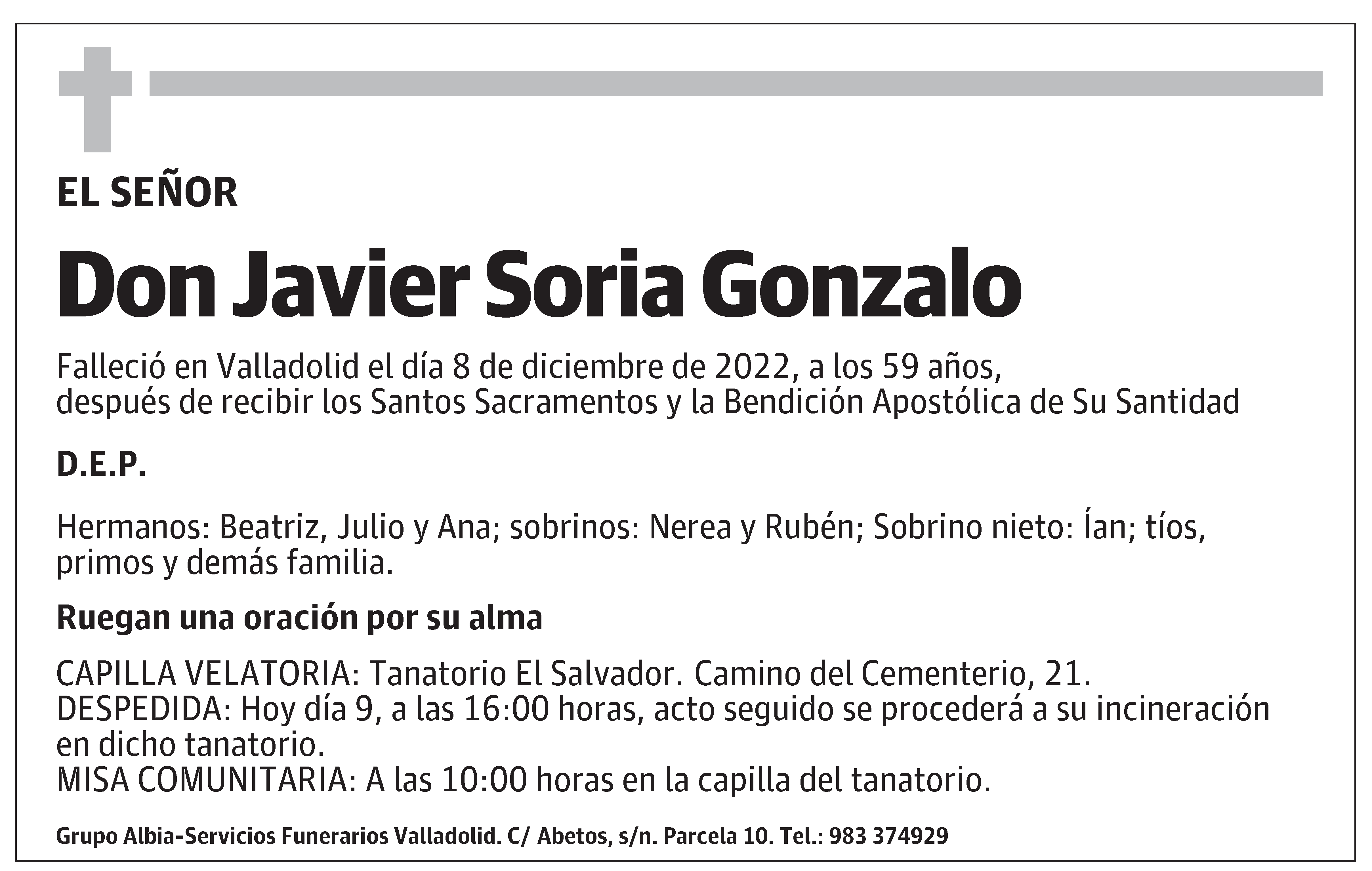 Javier Soria Gonzalo