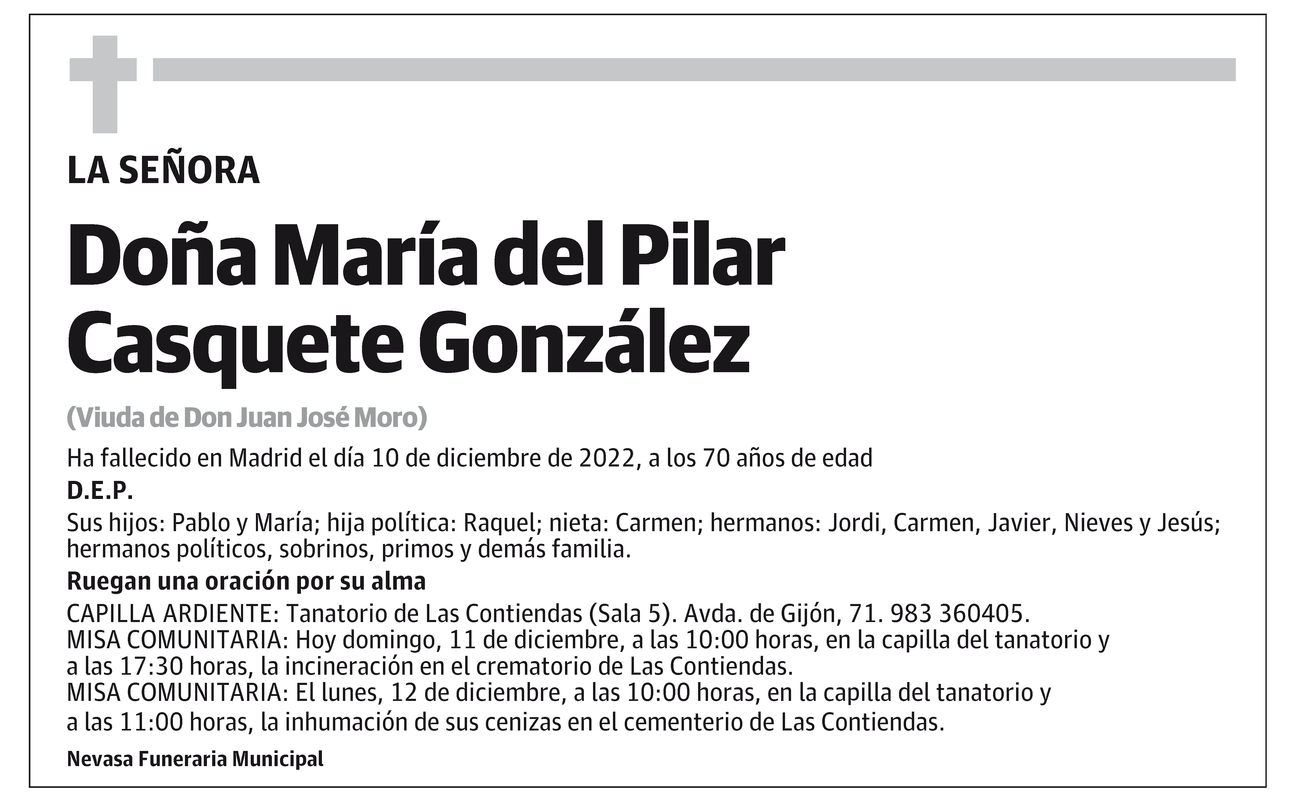 María del Pilar Casquete González