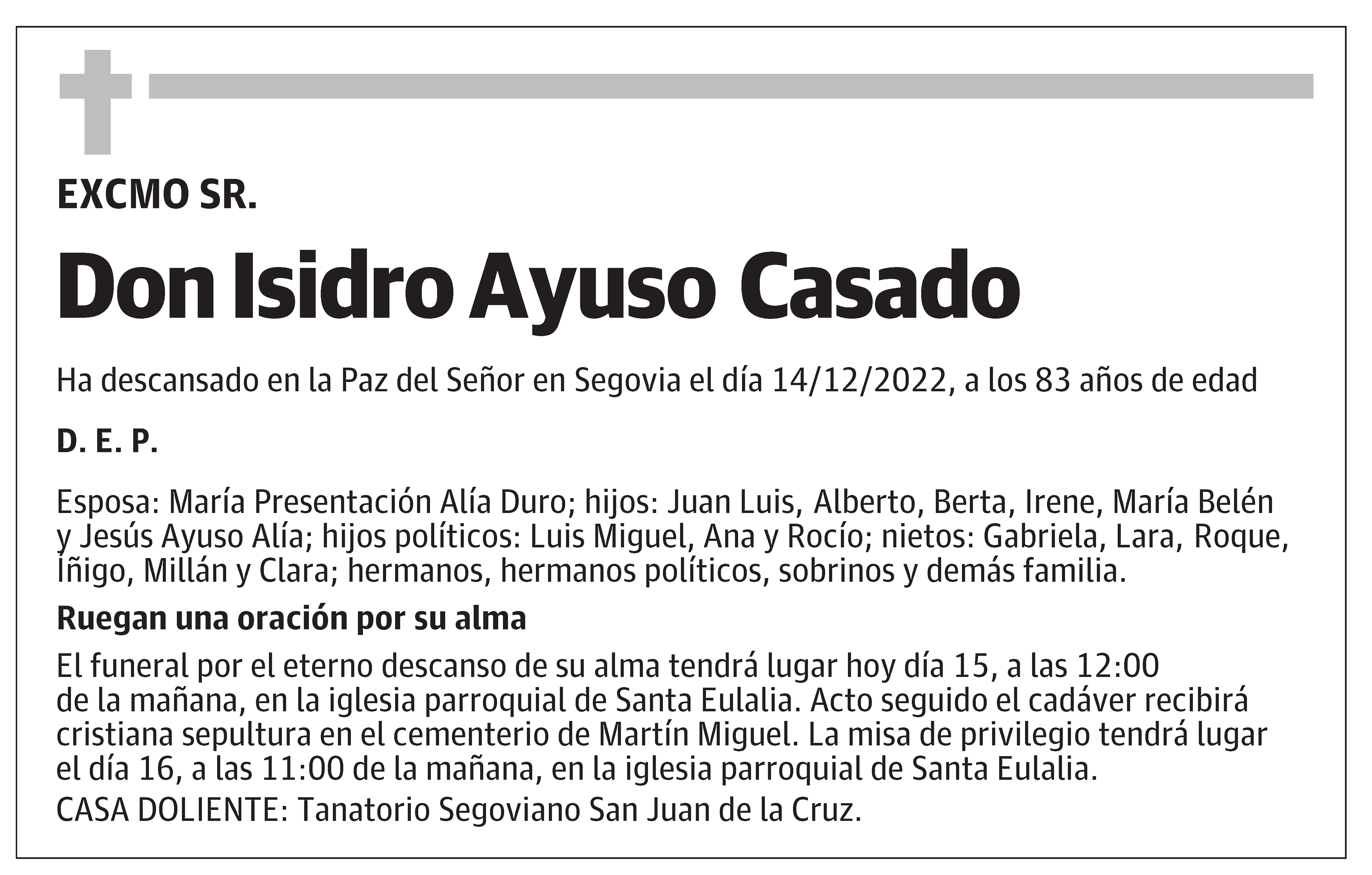 Isidro Ayuso Casado