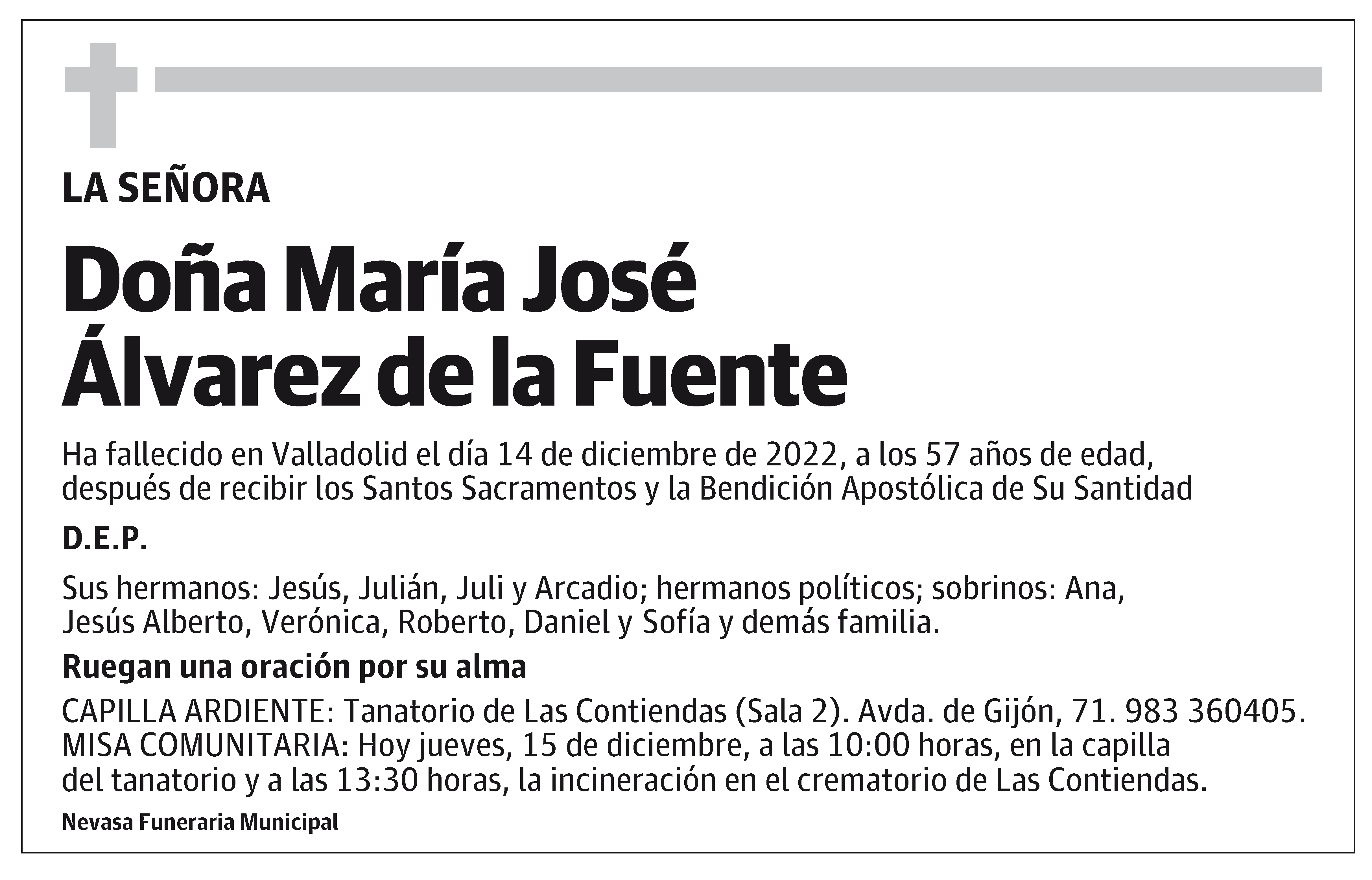 María José Álvarez de la Fuente