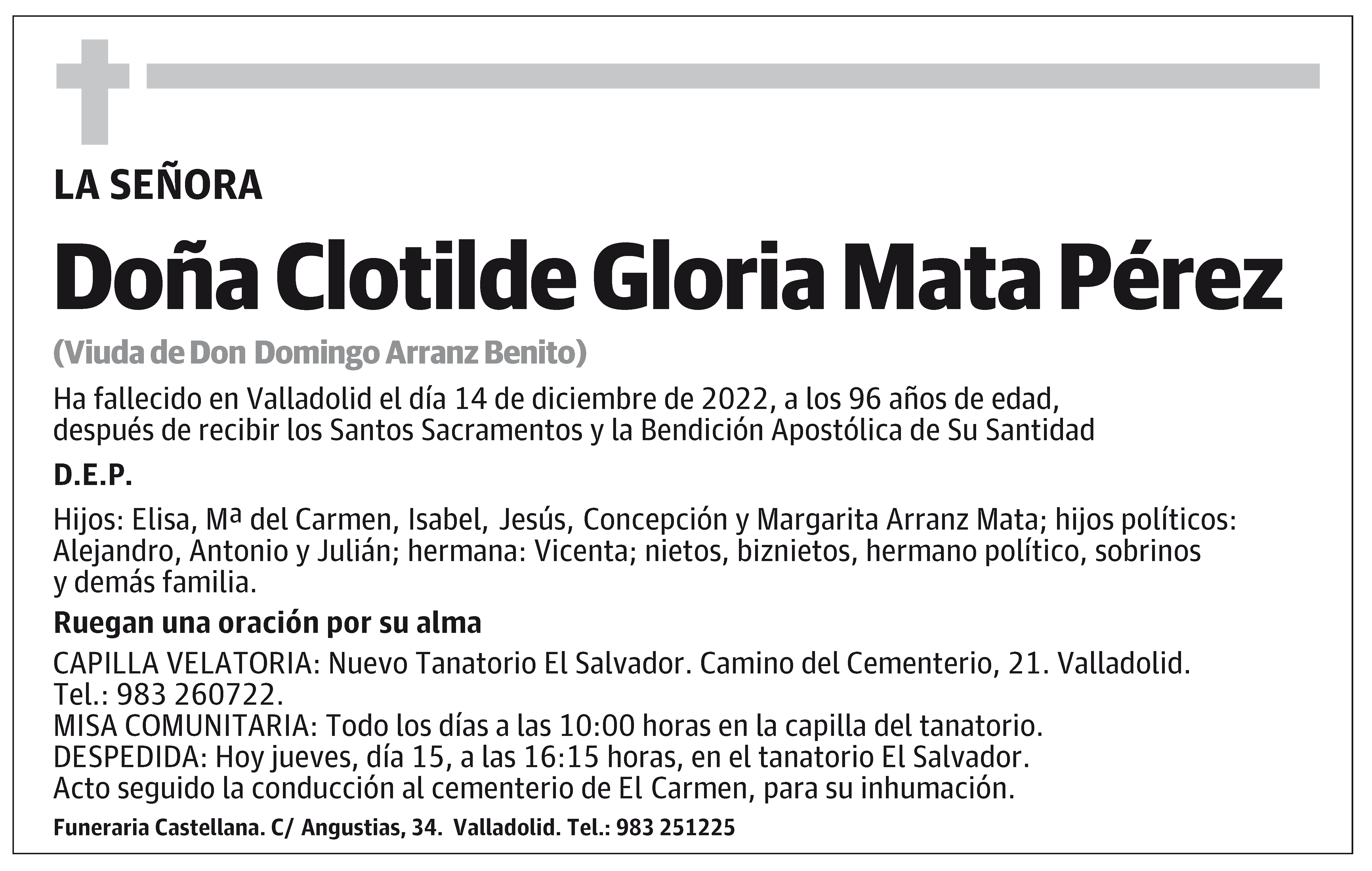 Clotilde Gloria Mata Pérez