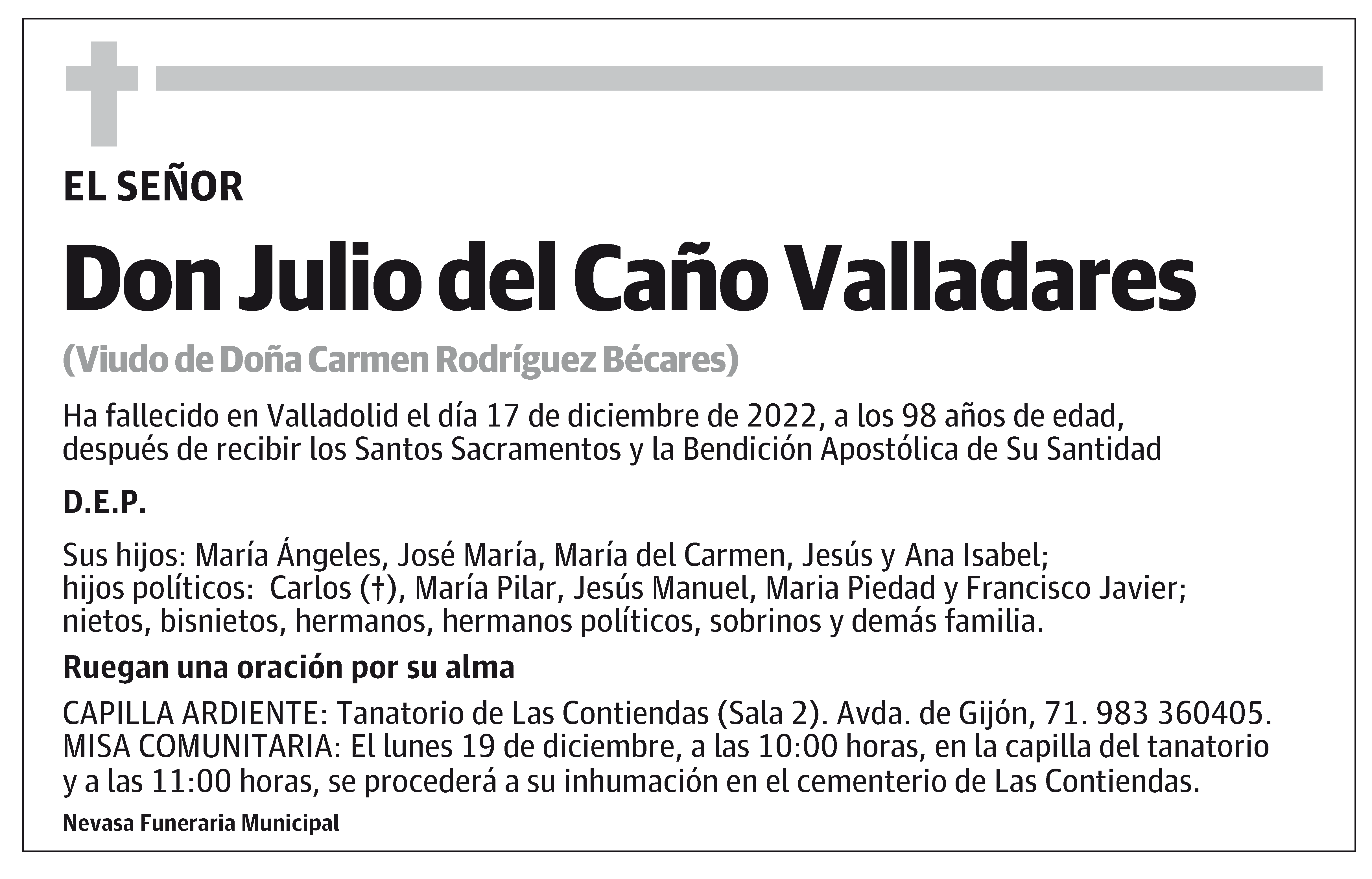 Julio del Caño Valladares