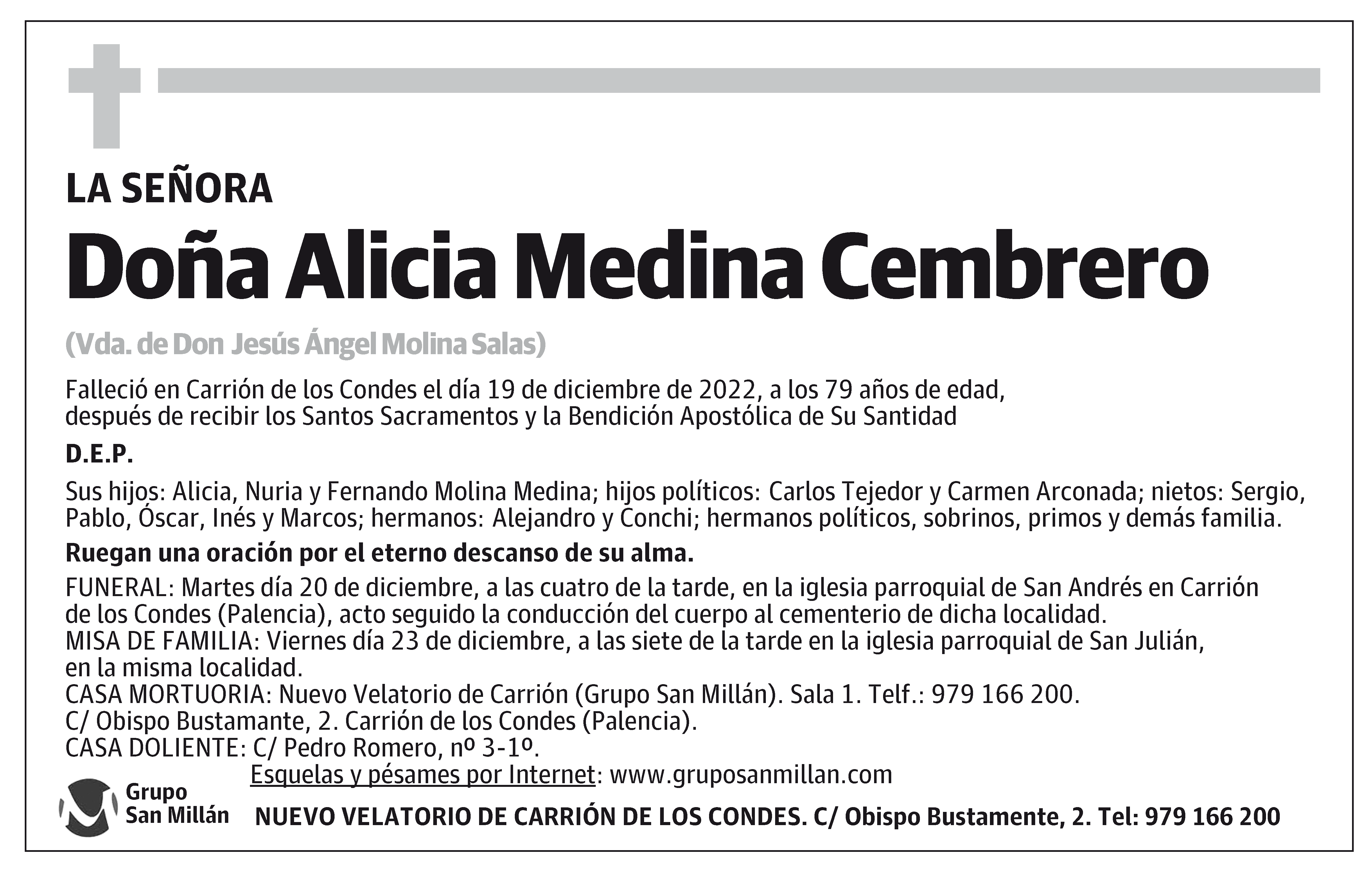 Alicia Medina Cembrero