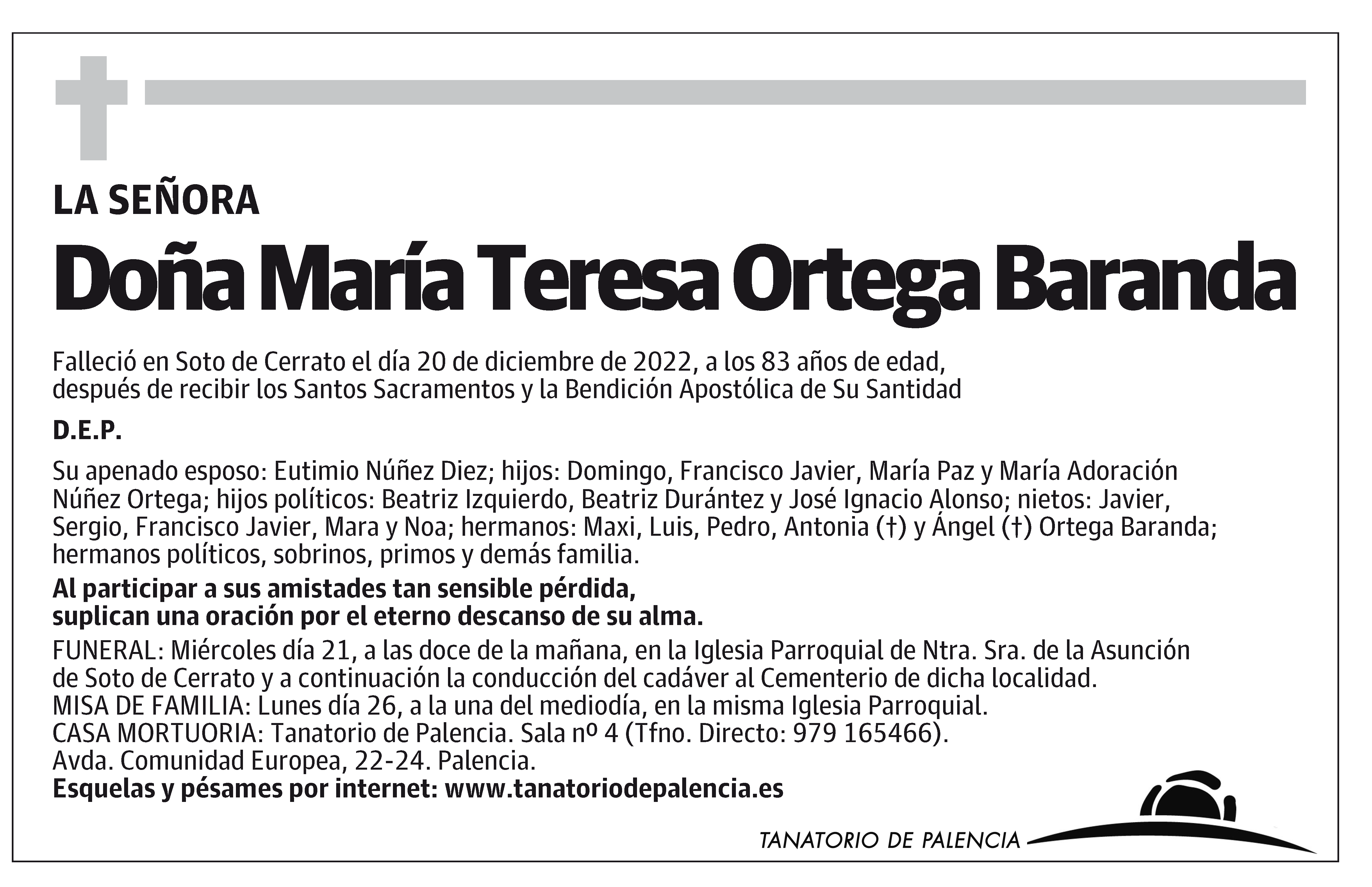 María Teresa Ortega Baranda