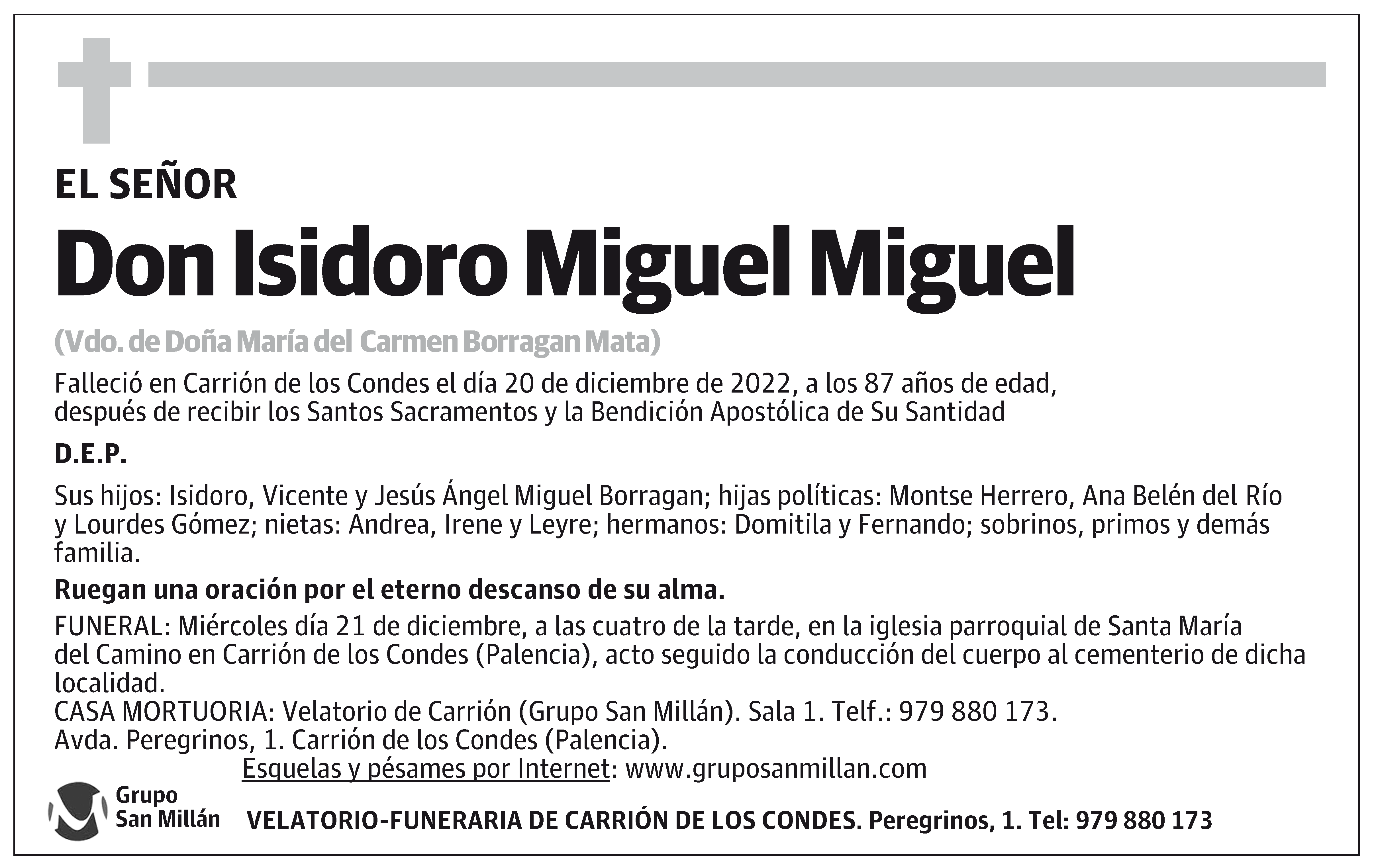 Isidoro Miguel Miguel