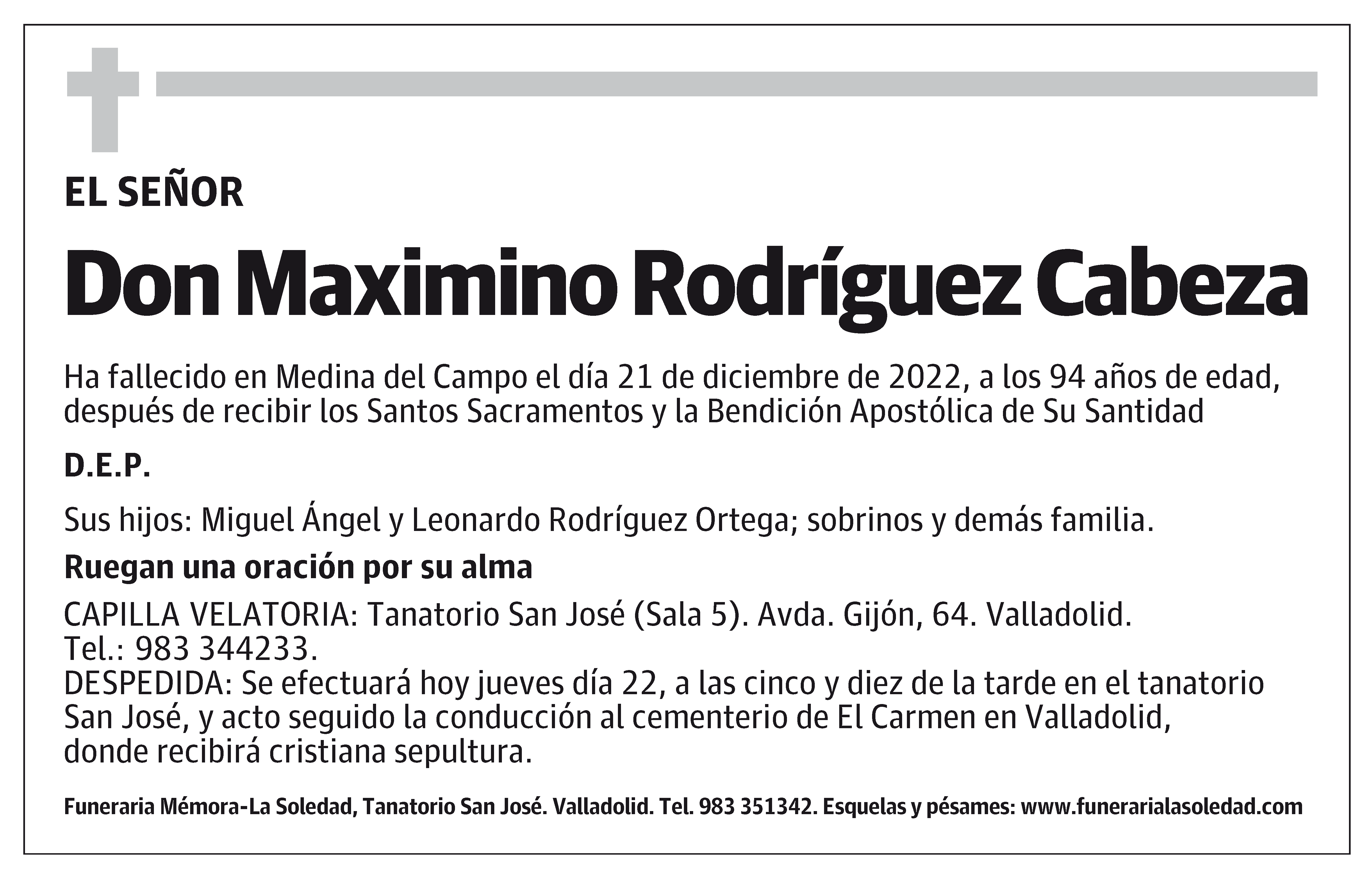 Maximino Rodríguez Cabeza