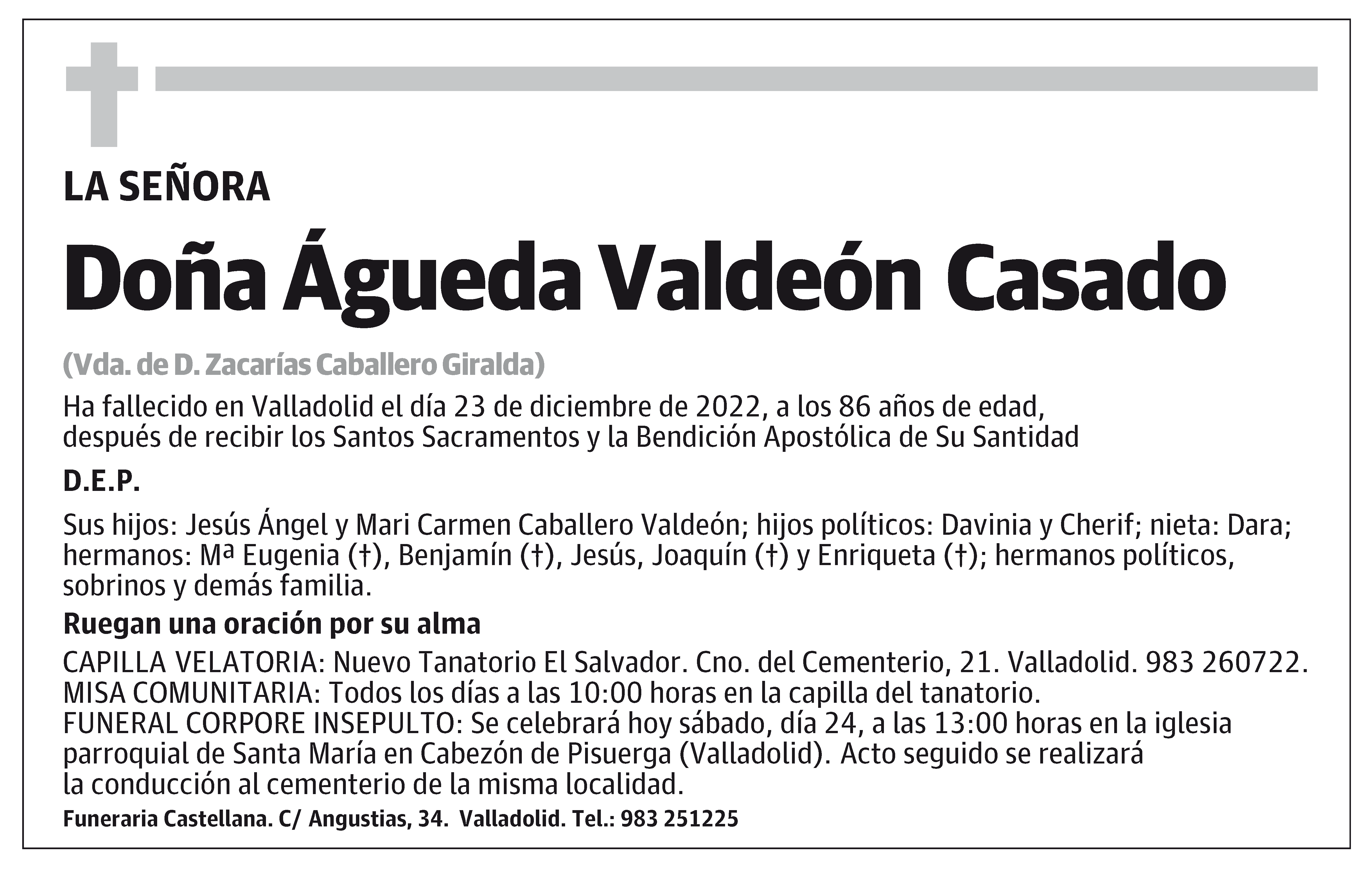 Águeda Valdeón Casado