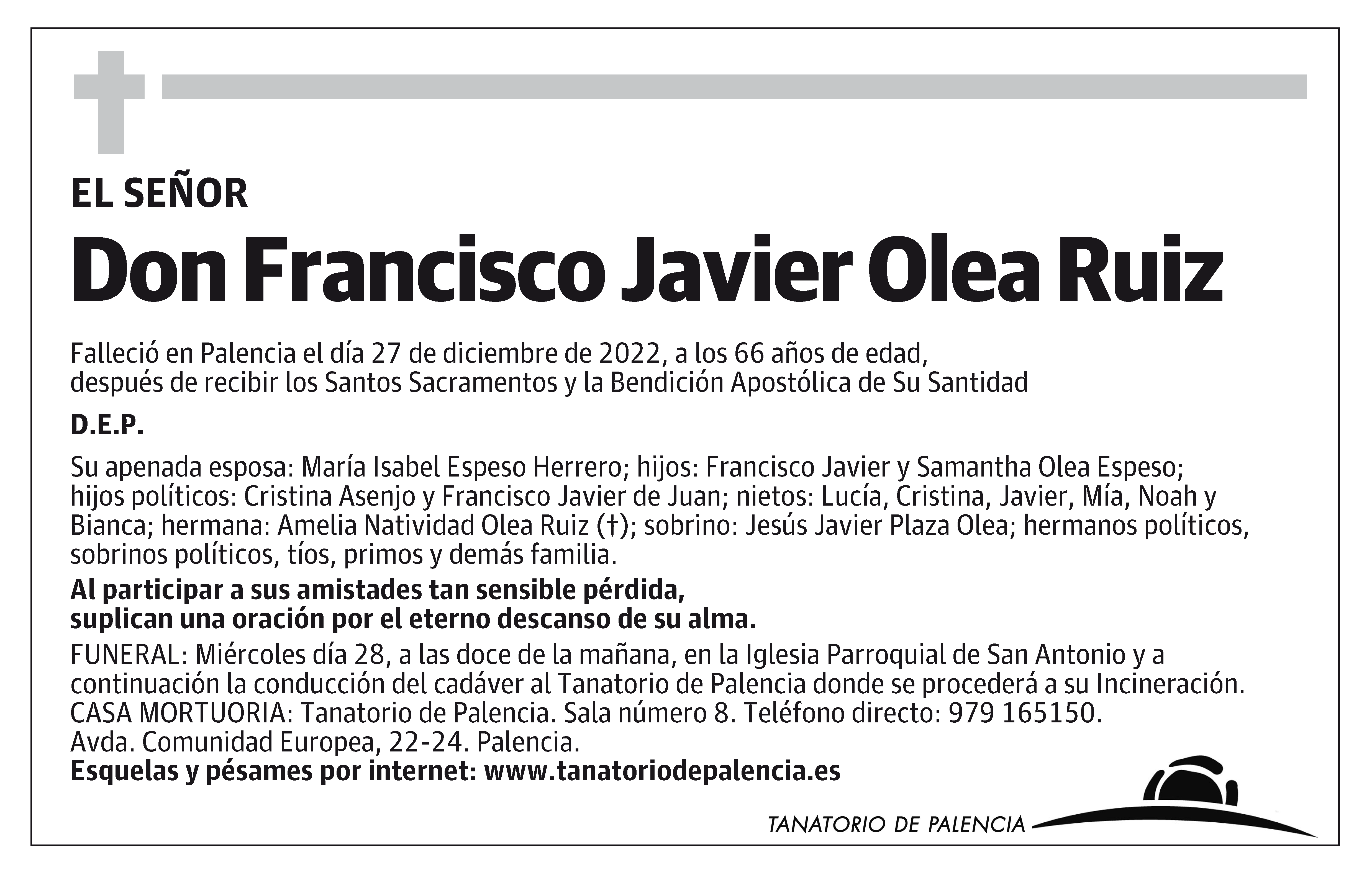 Francisco Javier Olea Ruiz