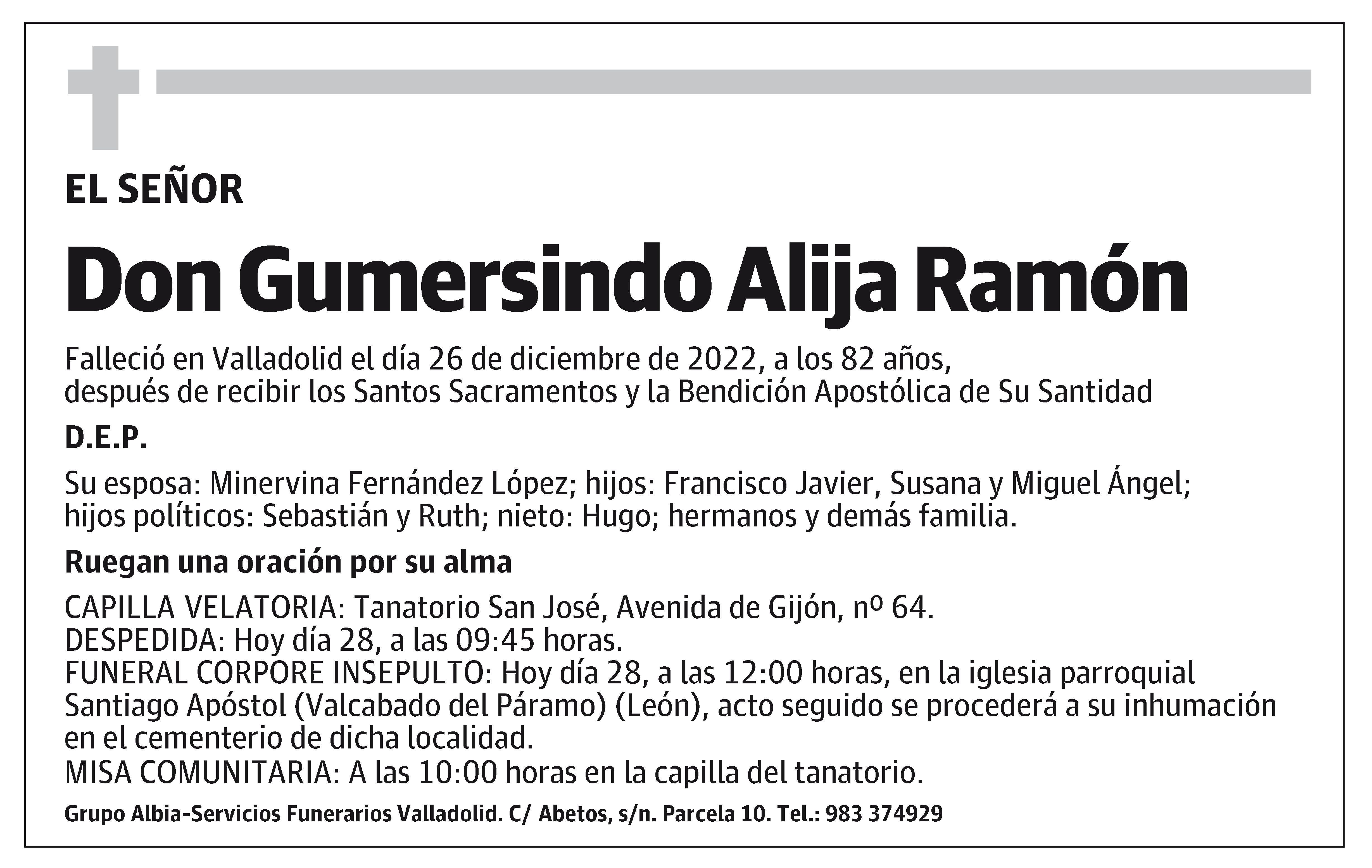 Gumersindo Alija Ramón