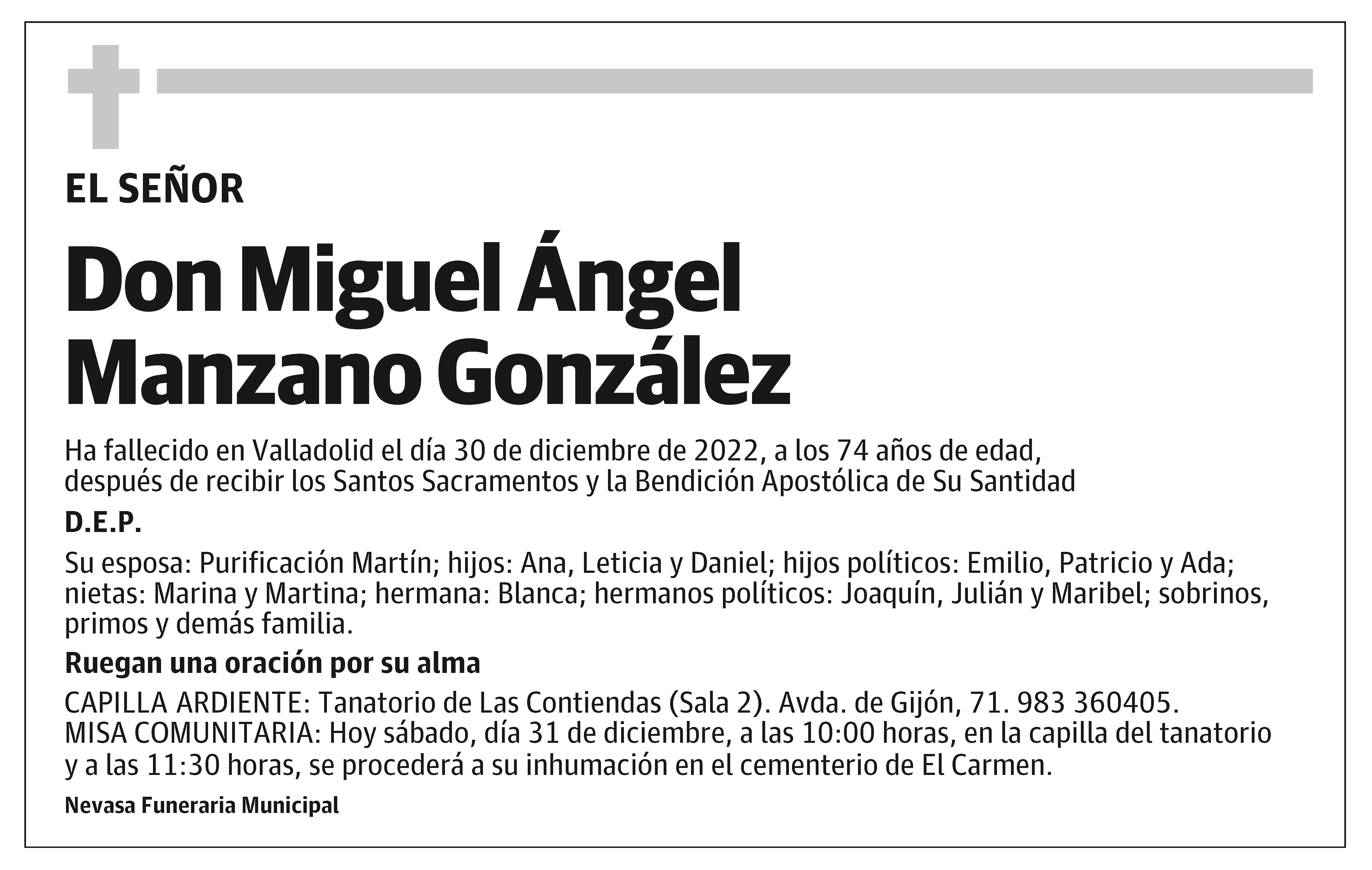Miguel Ángel Manzano González