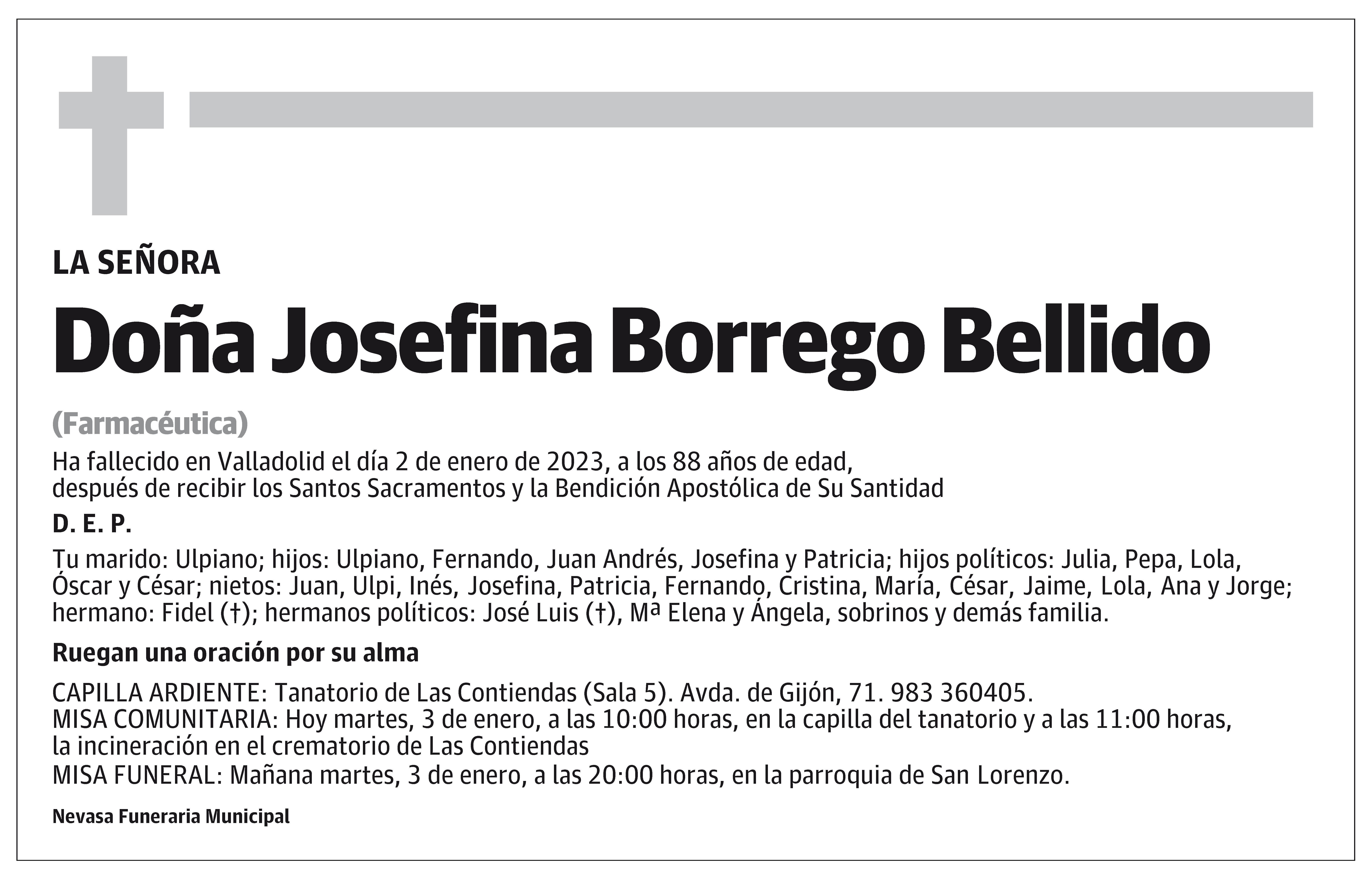 Josefina Borrego Bellido