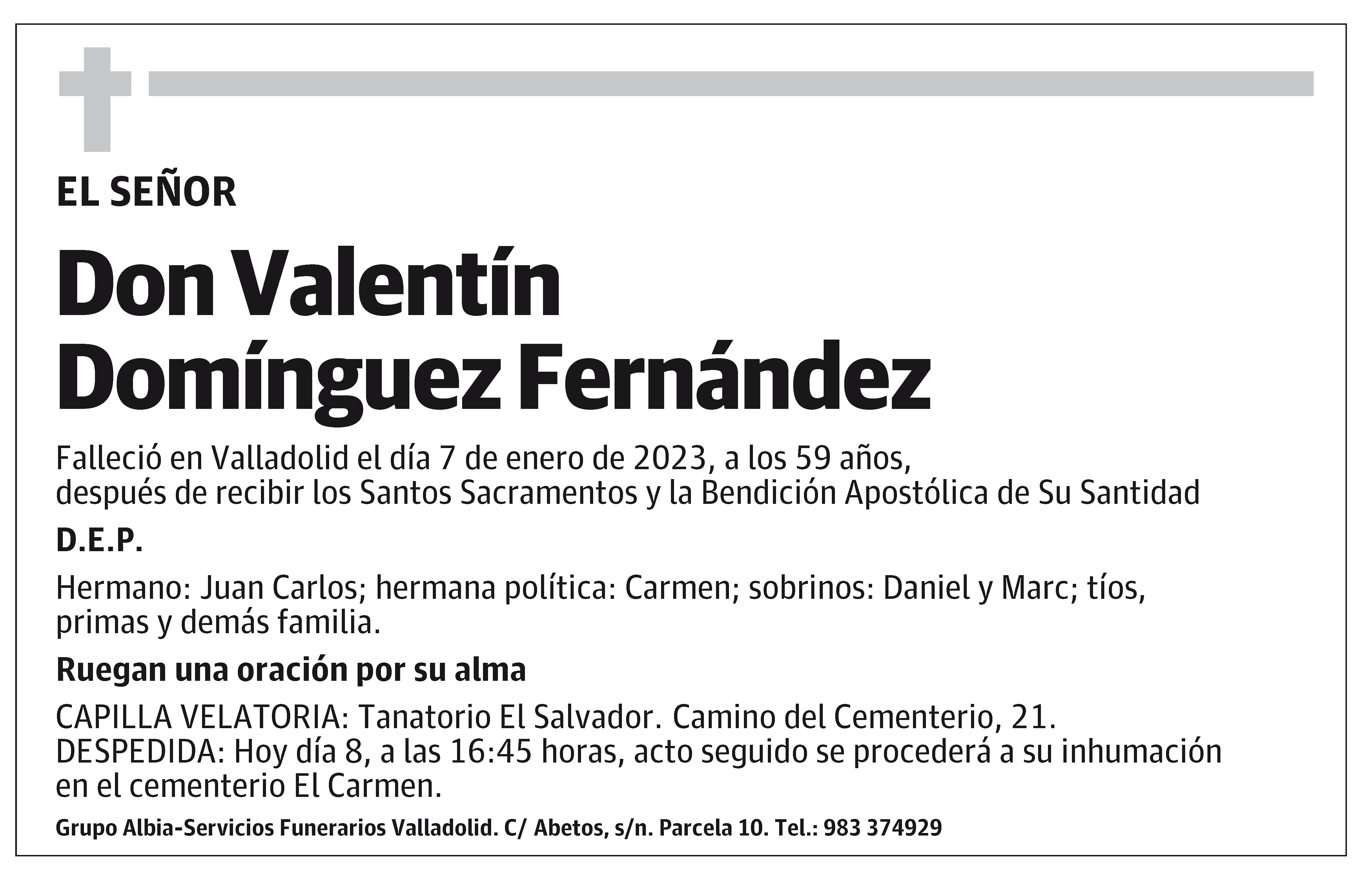 Valentín Domínguez Fernández