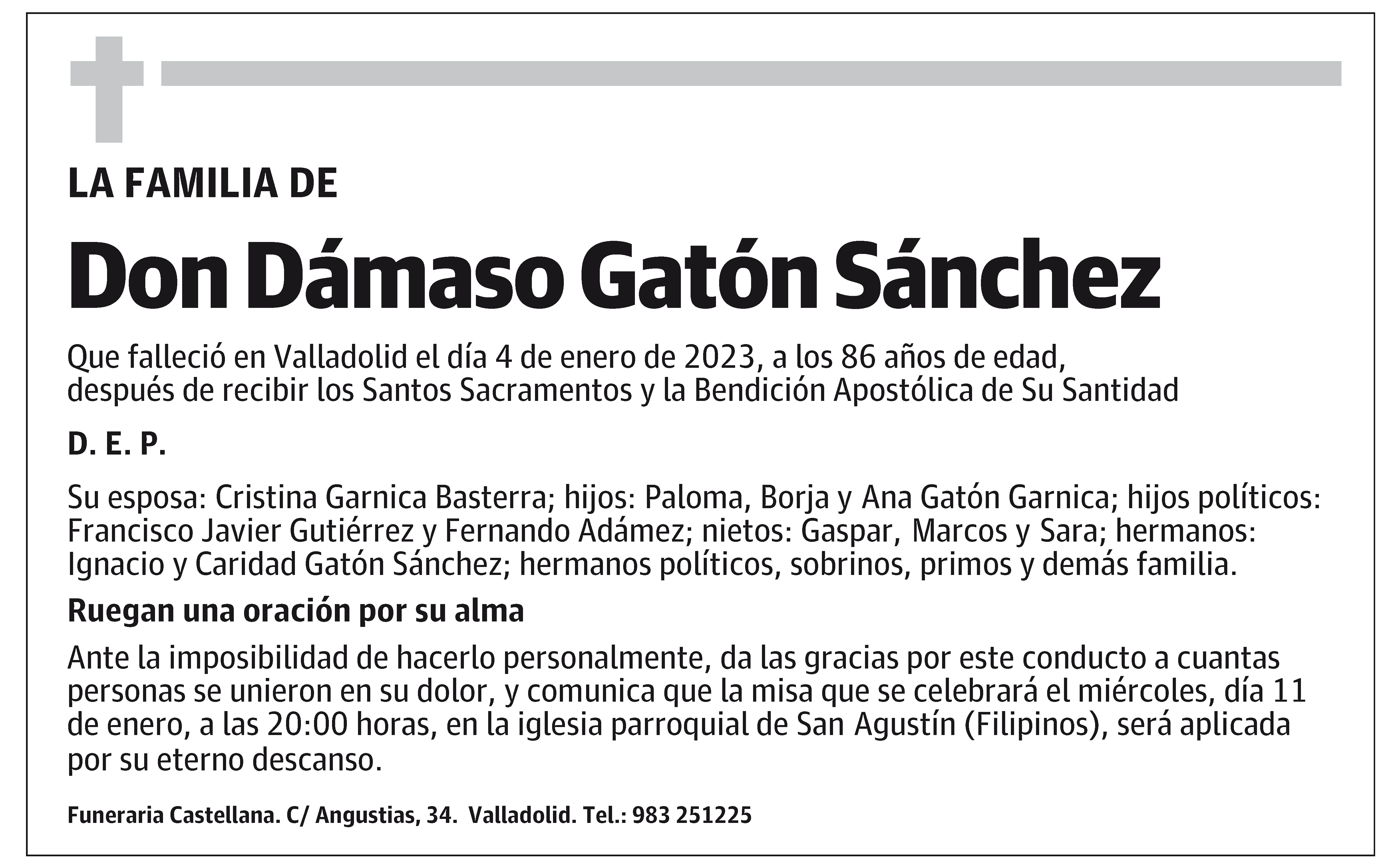 Dámaso Gatón Sánchez