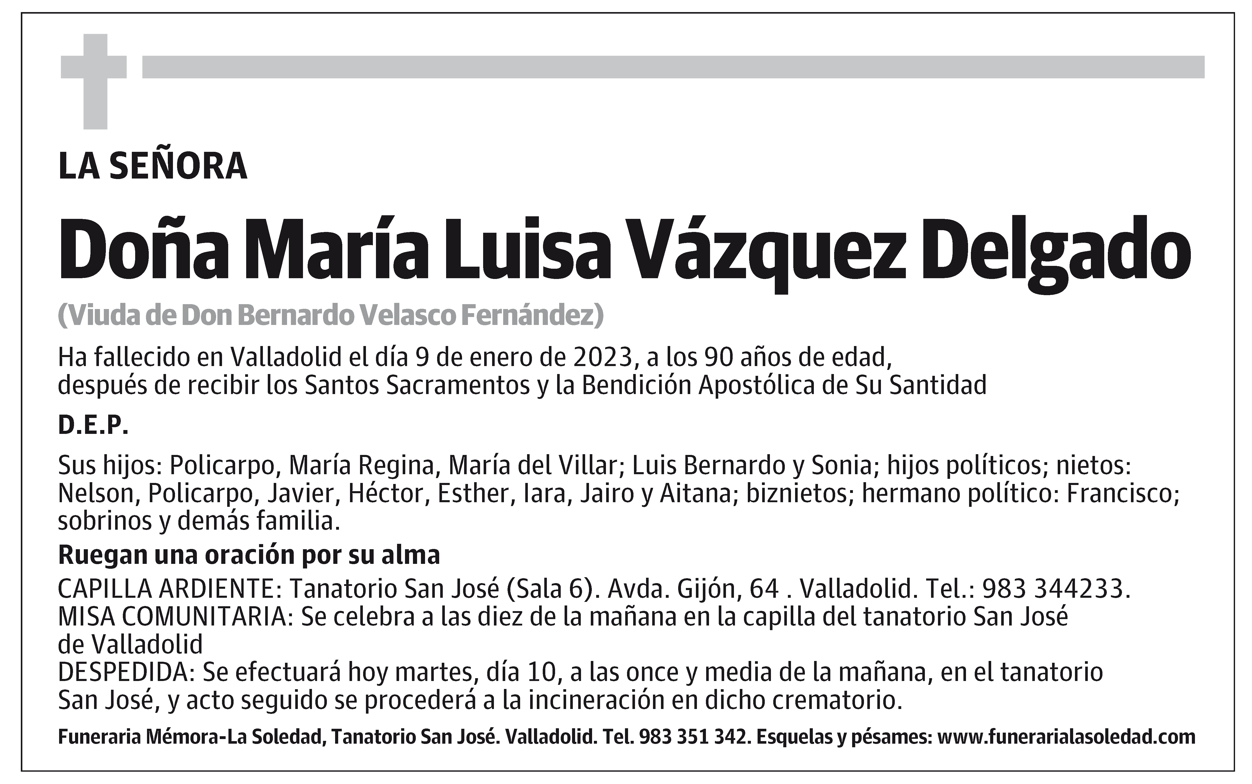 María Luisa Vázquez Delgado