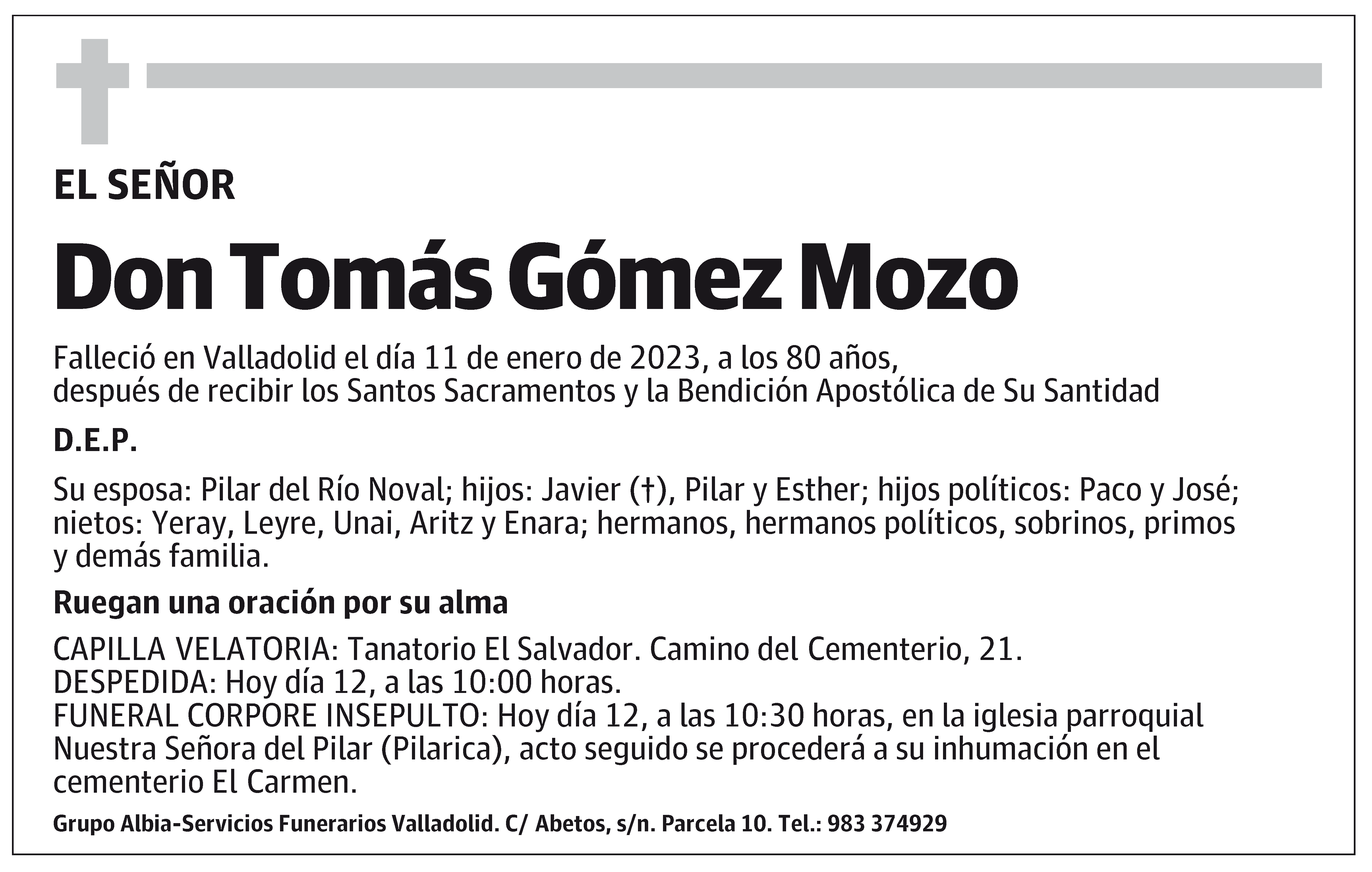 Tomás Gómez Mozo