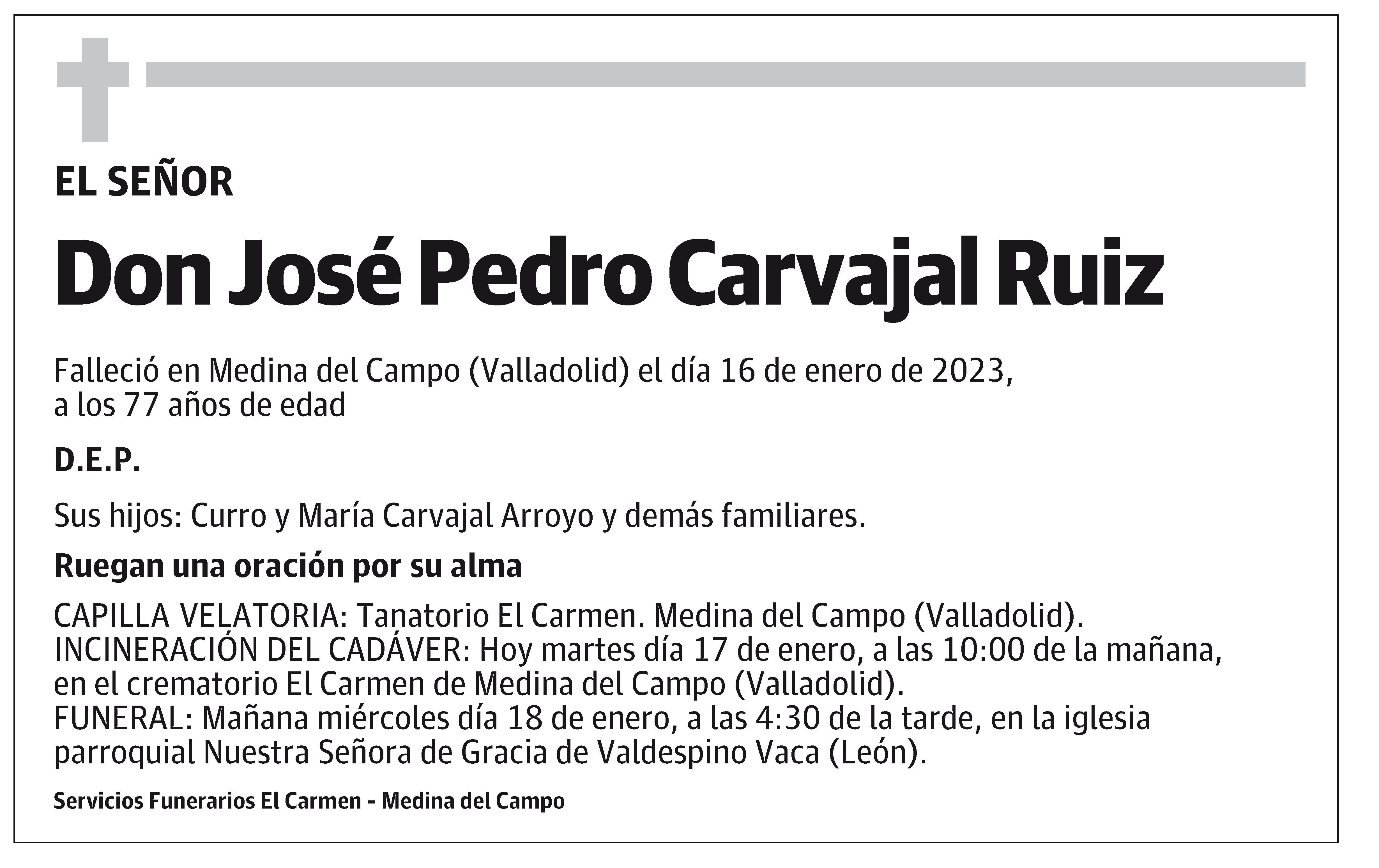 José Pedro Carvajal Ruiz