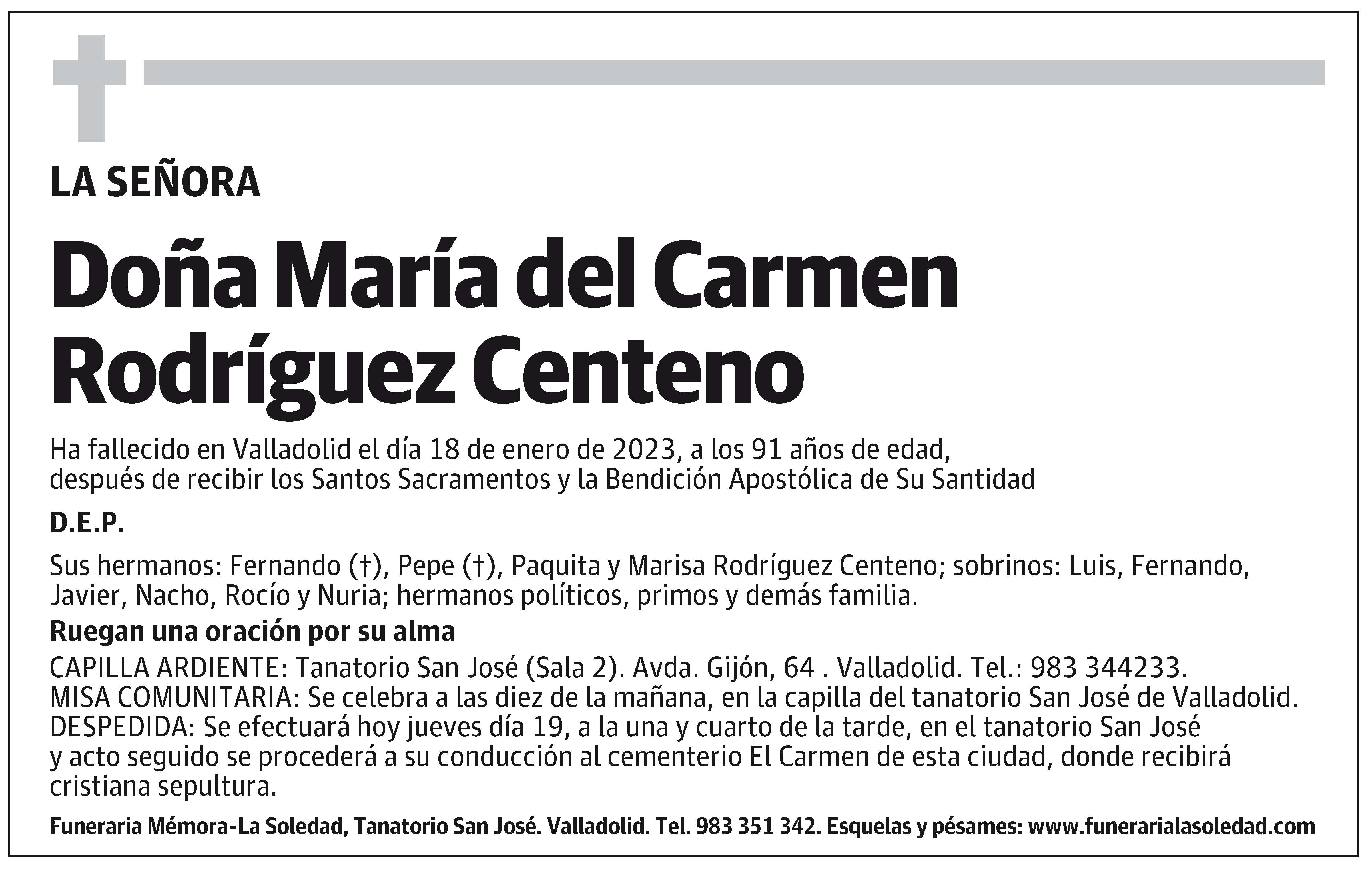 María del Carmen Rodríguez Centeno