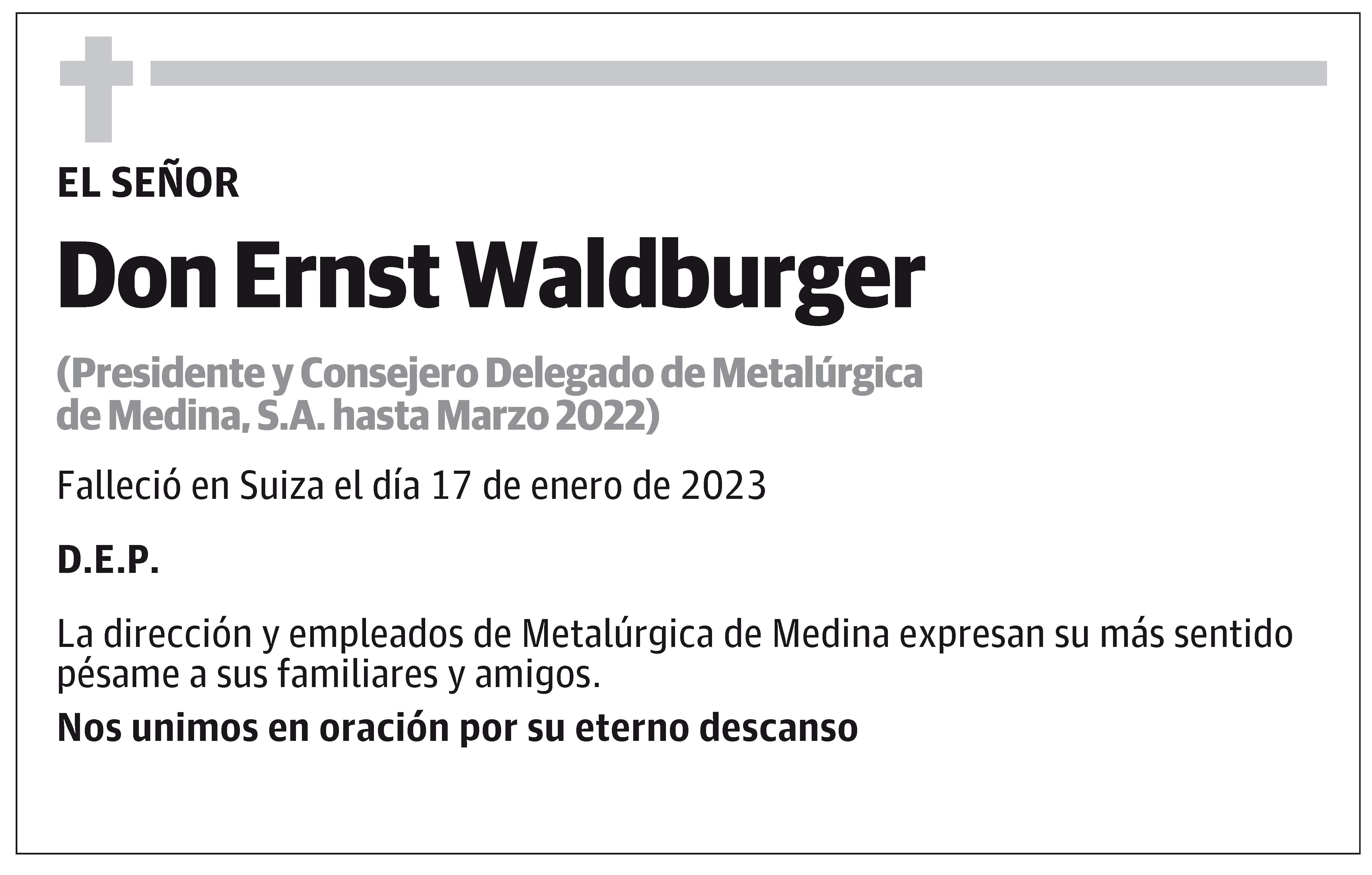 Ernst Waldburger
